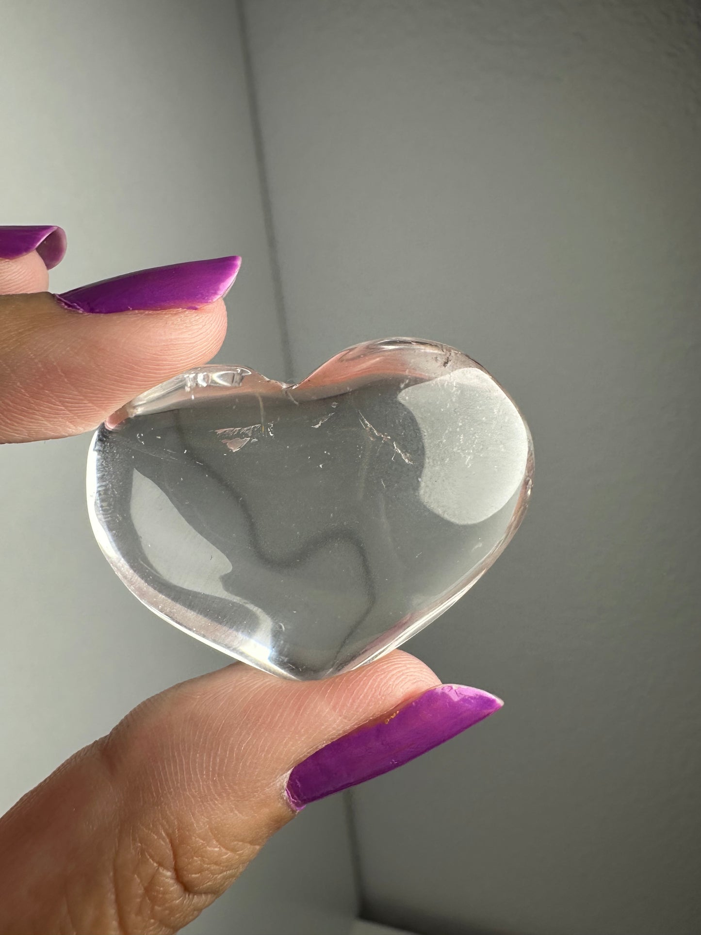 Clear Quartz Heart
