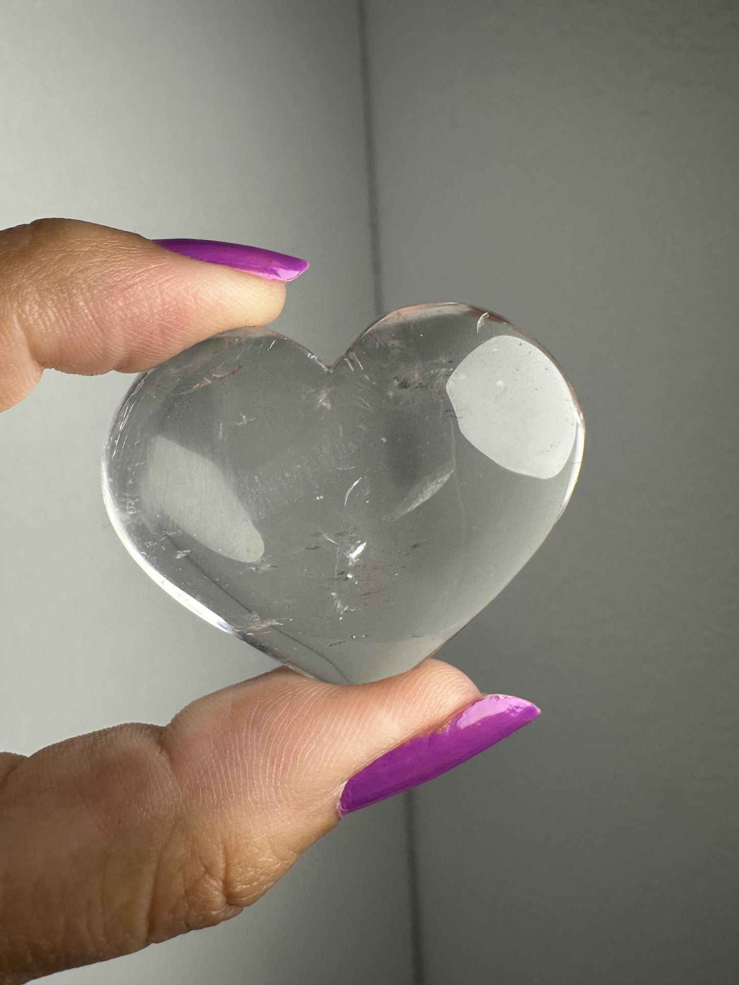 Clear Quartz Heart