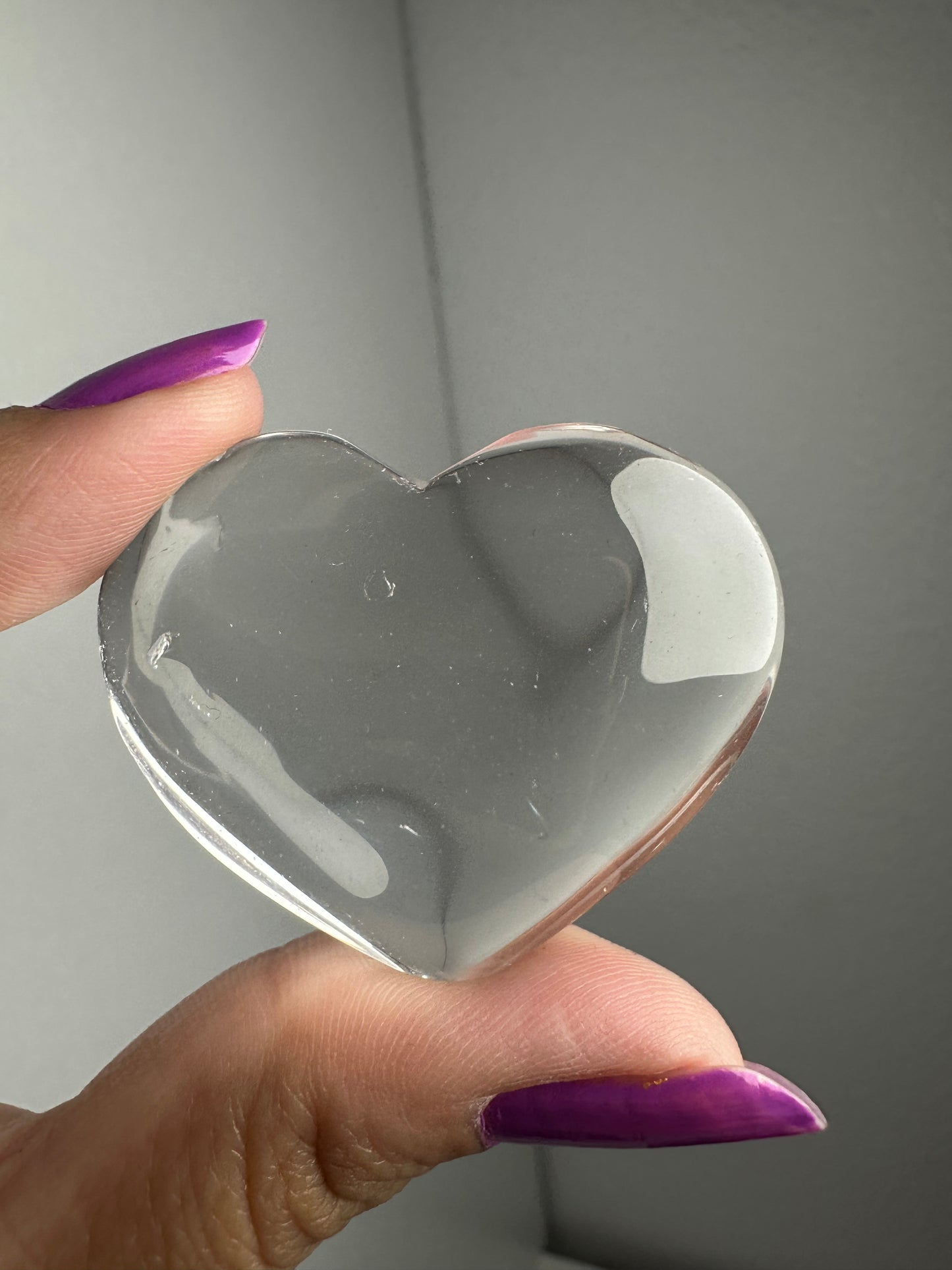Clear Quartz Heart