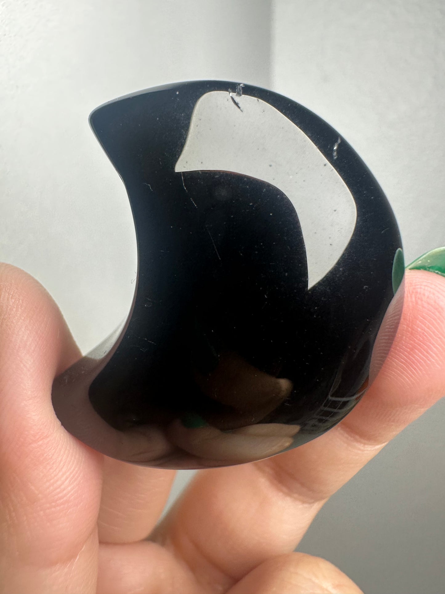 Rainbow Obsidian Moon