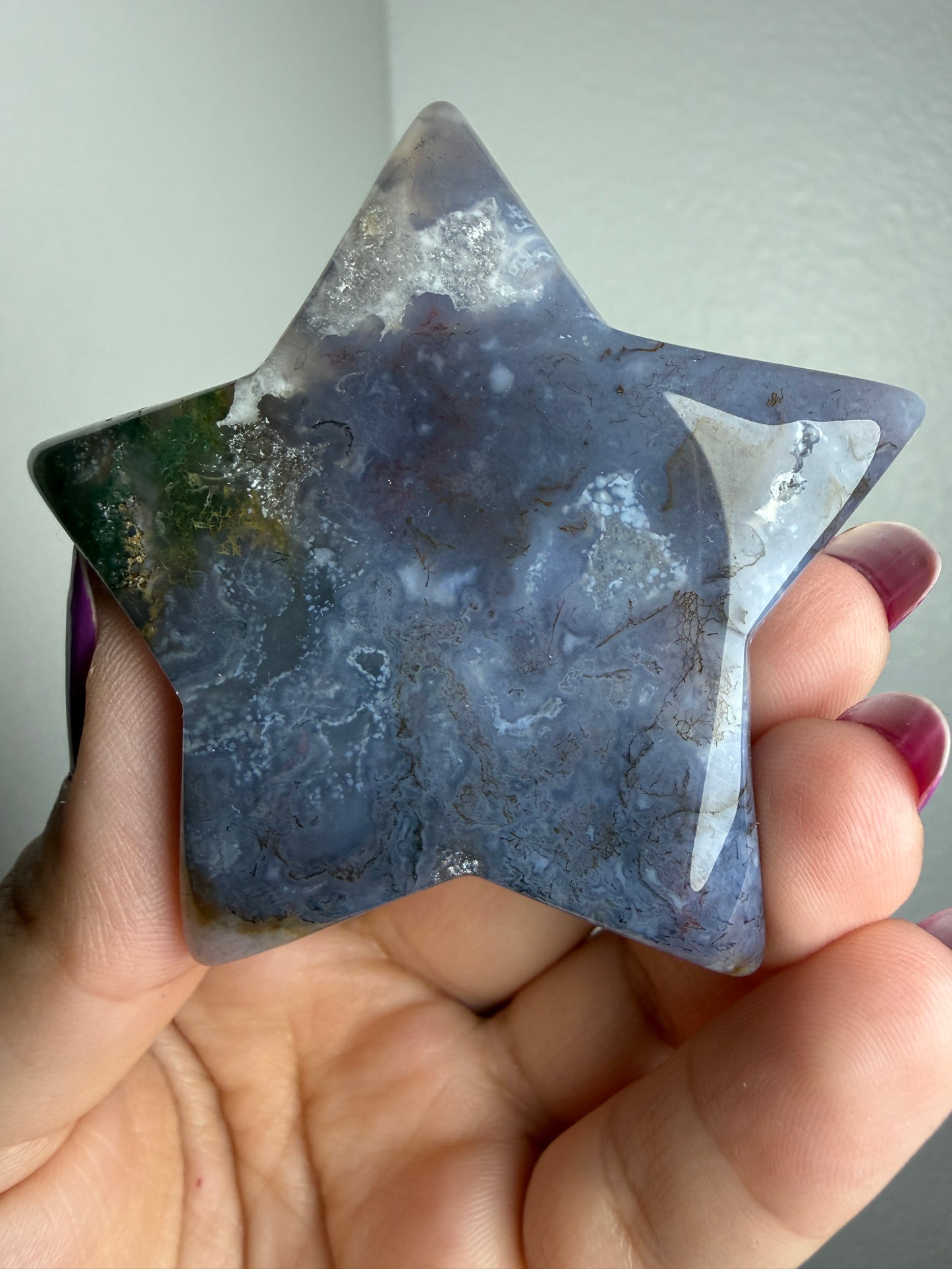 Moss Agate Star