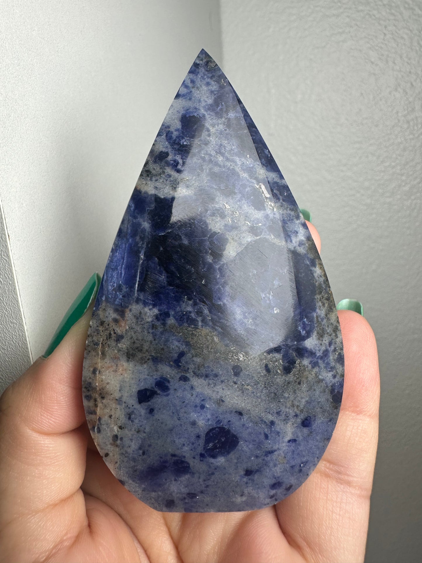 Sodalite & Hematite Flame