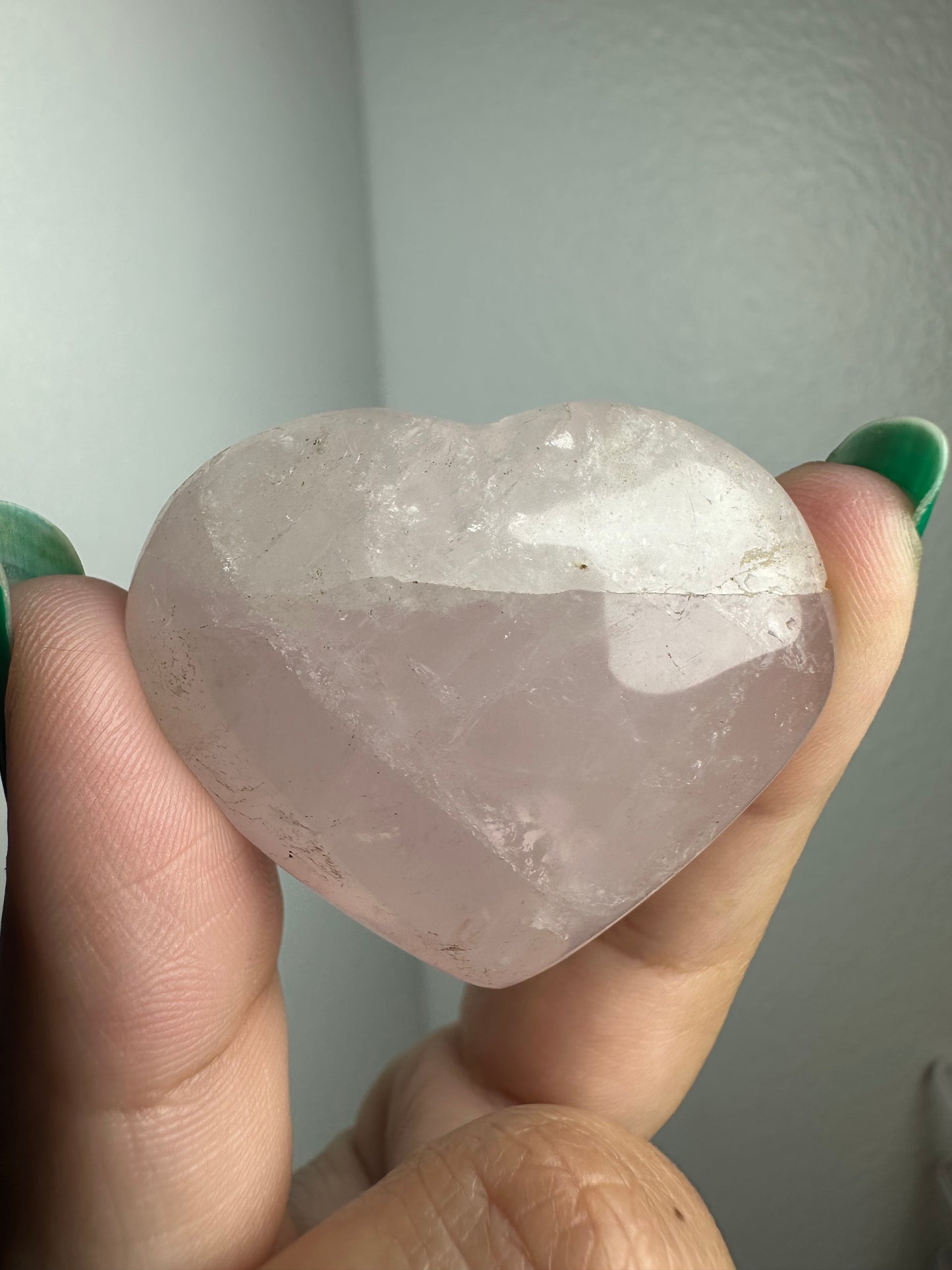 Mini Rose Quartz Heart
