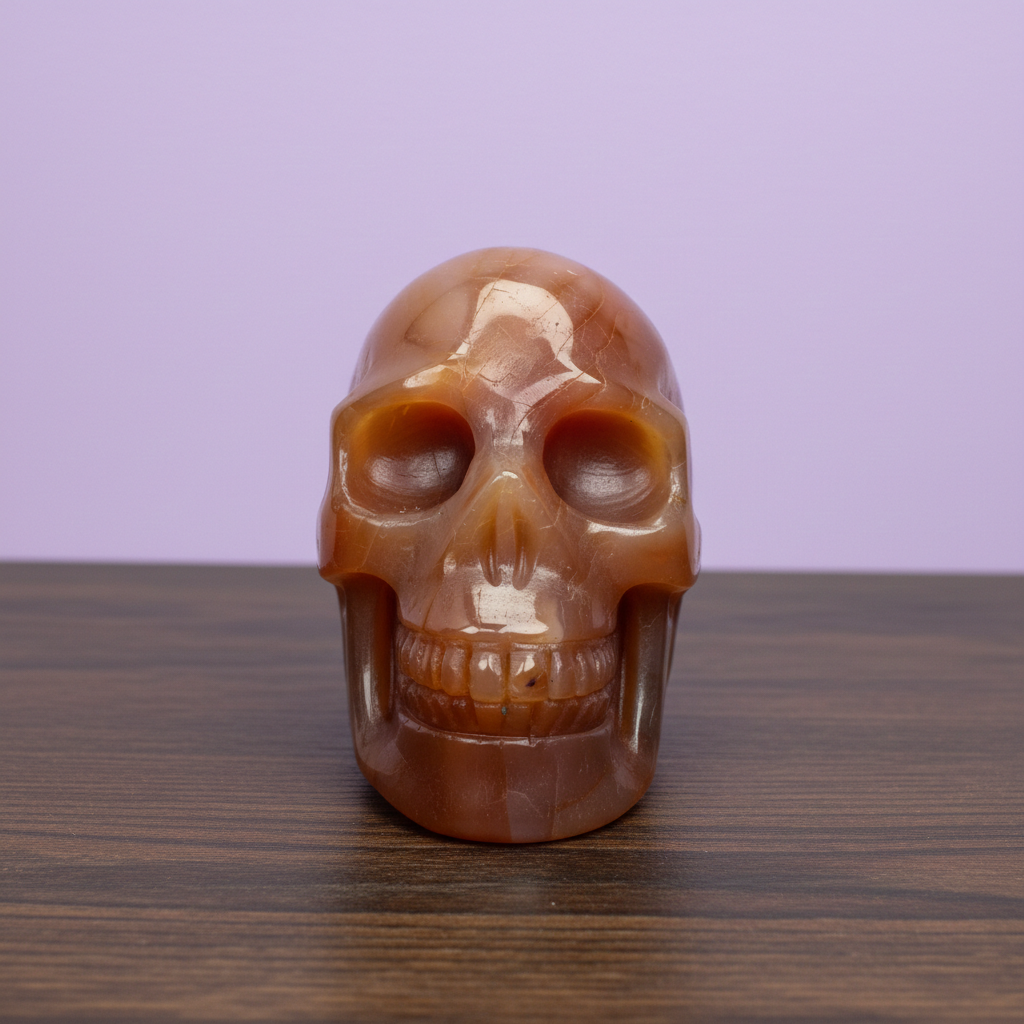 Carnelian Skull
