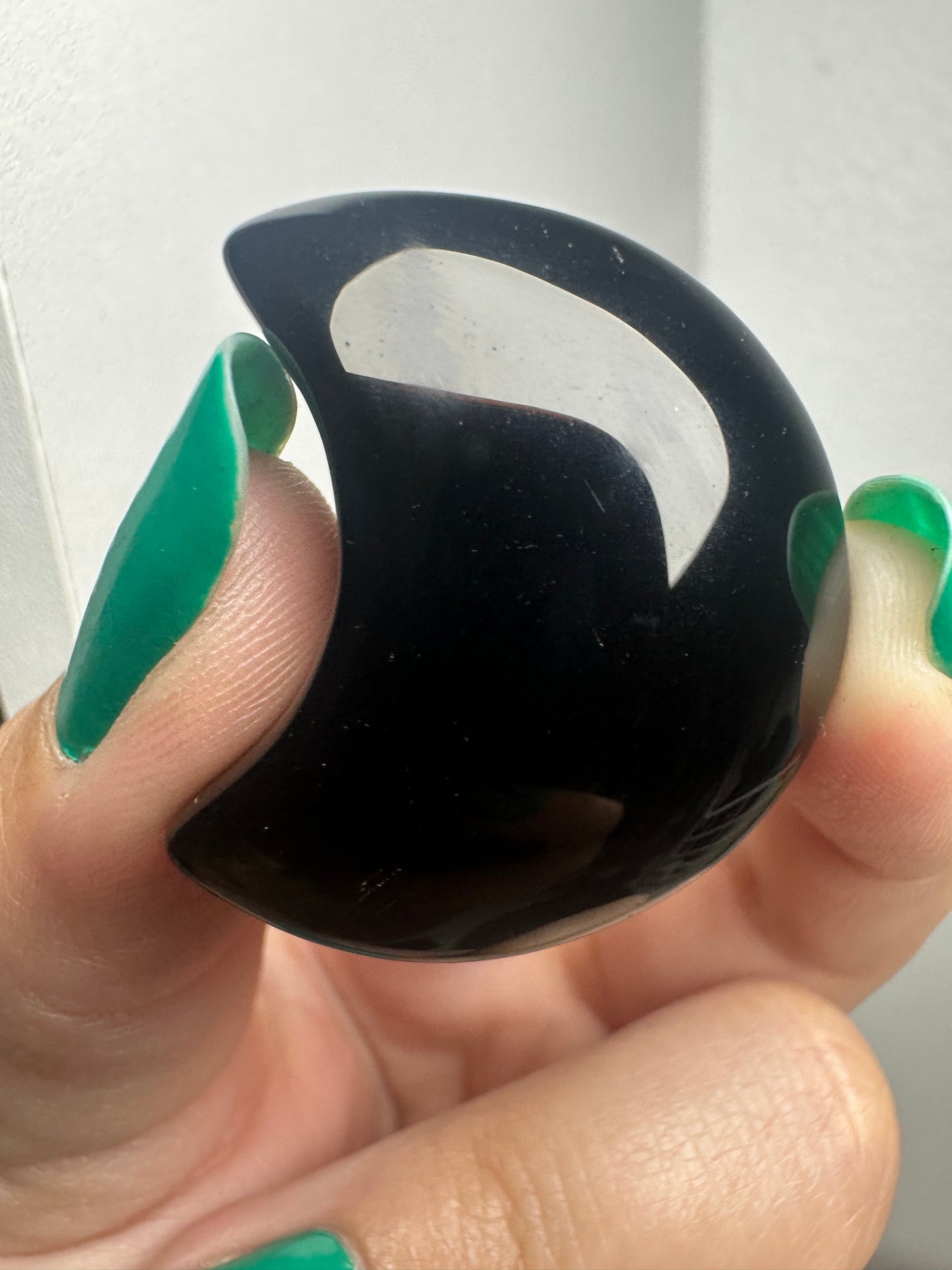 Rainbow Obsidian Moon