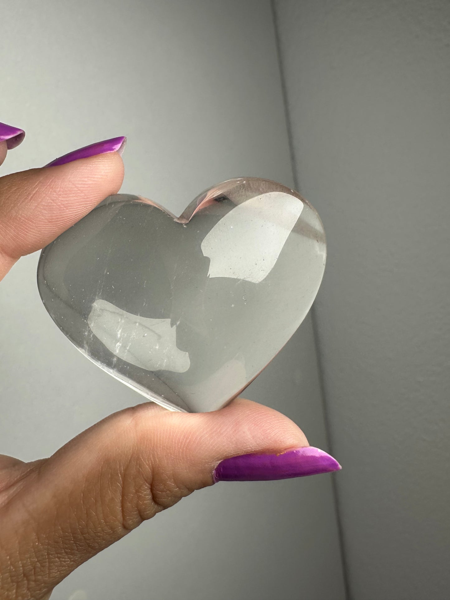 Clear Quartz Heart
