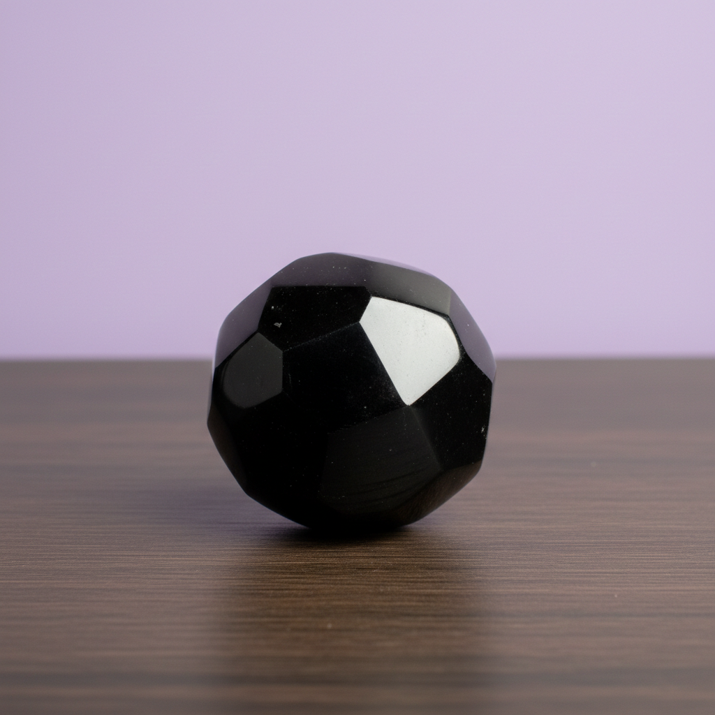 Gold Sheen Obsidian Faceted Ball