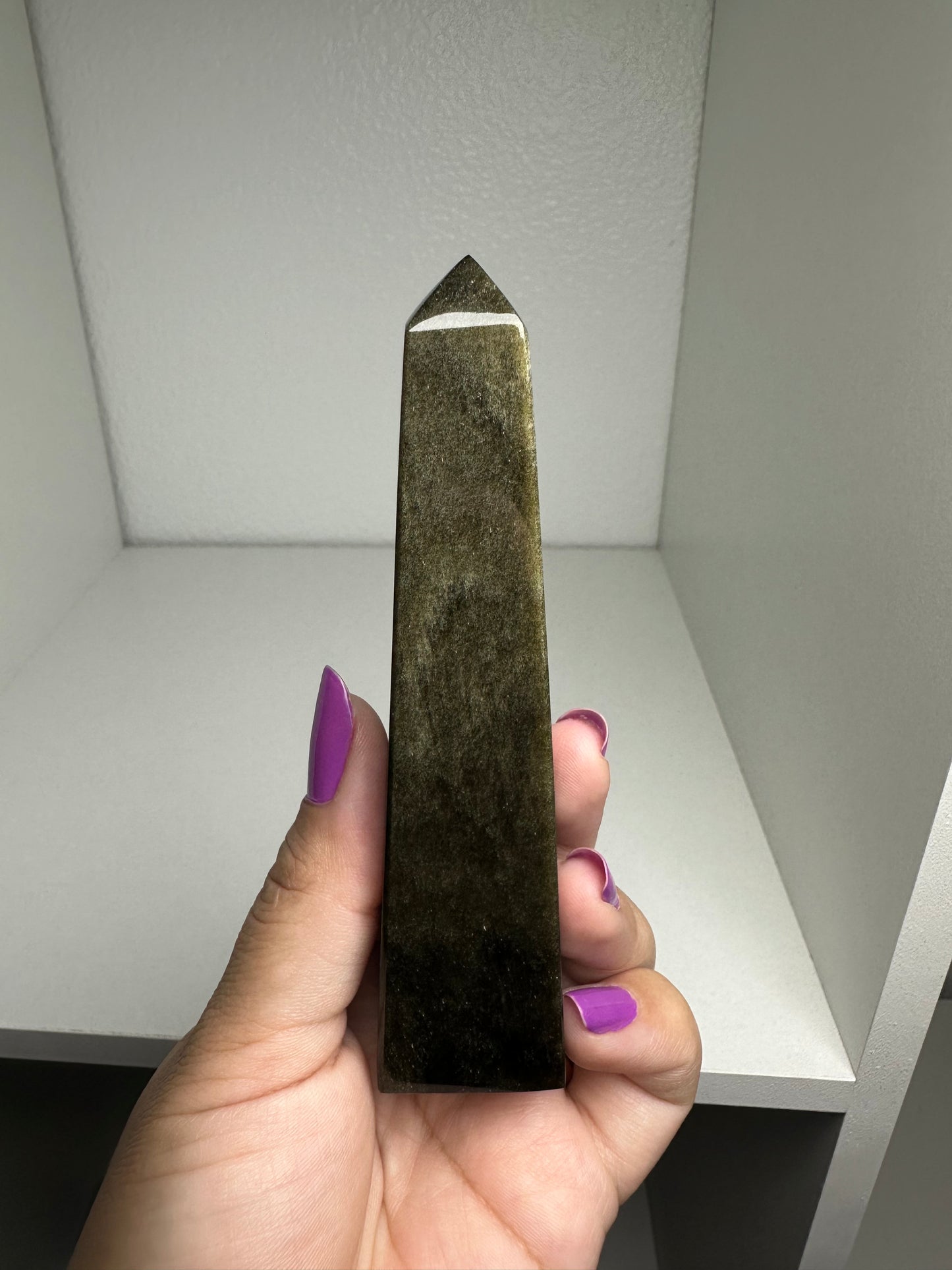 Gold Sheen Obsidian Tower