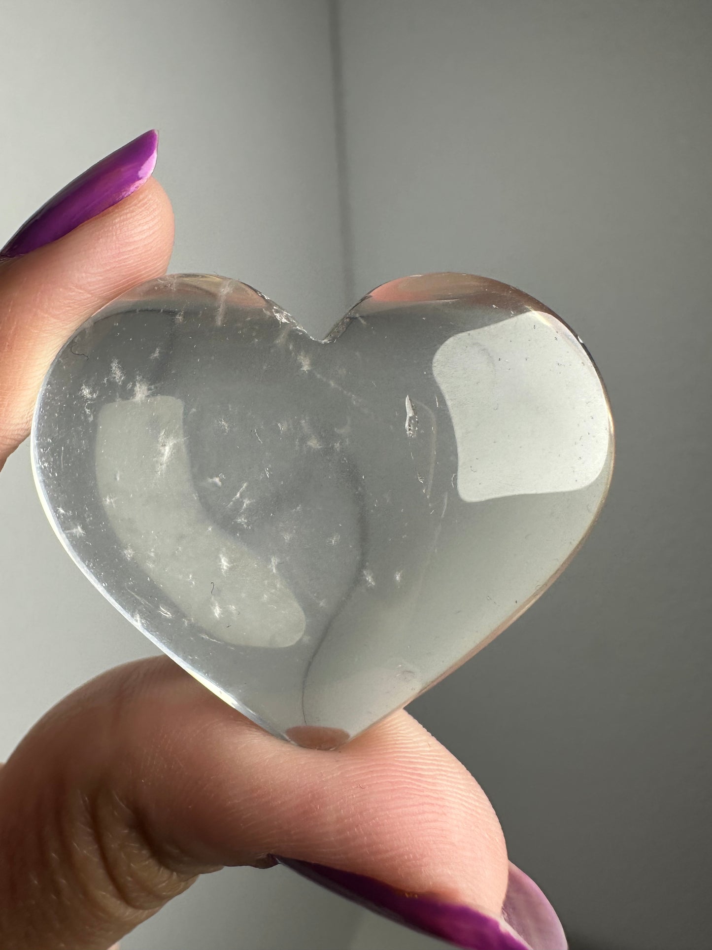 Clear Quartz Heart