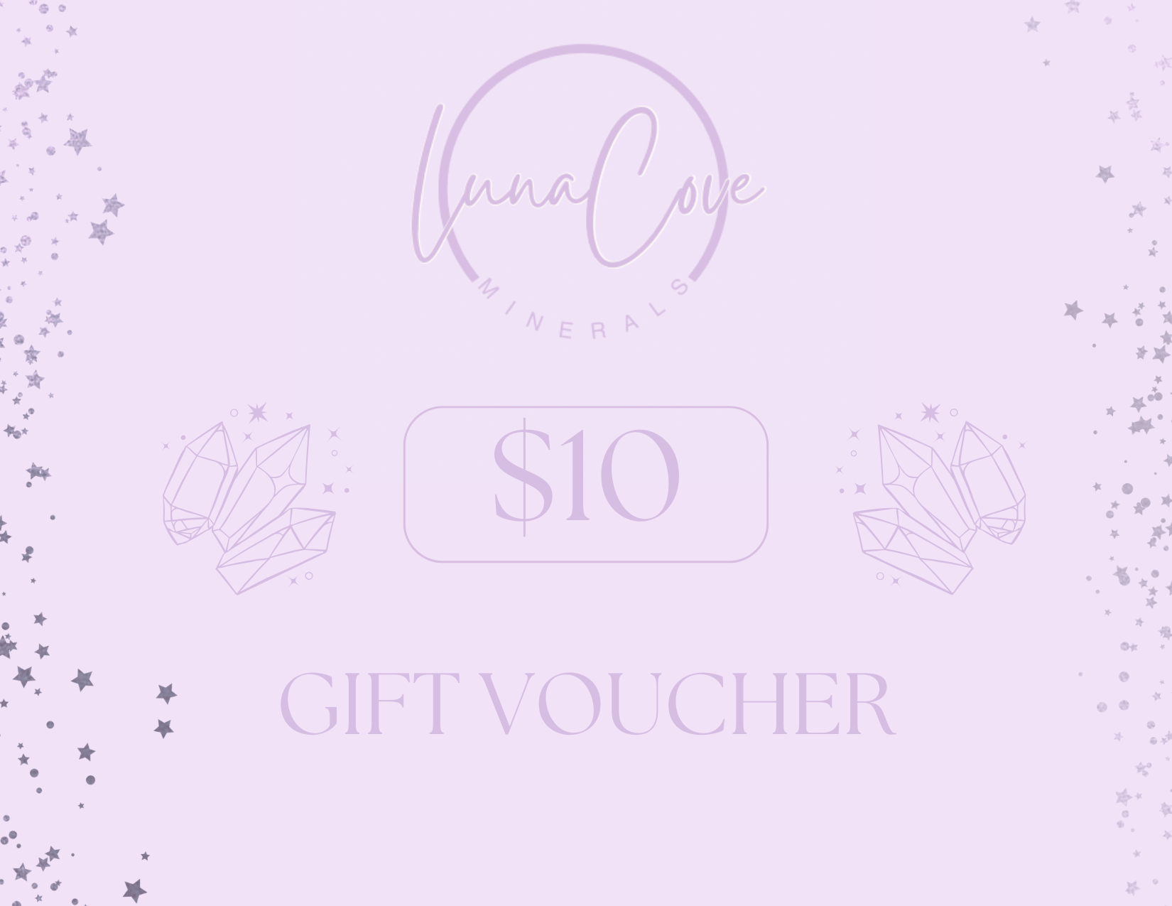 LunaCoveMinerals Digital Gift Cards