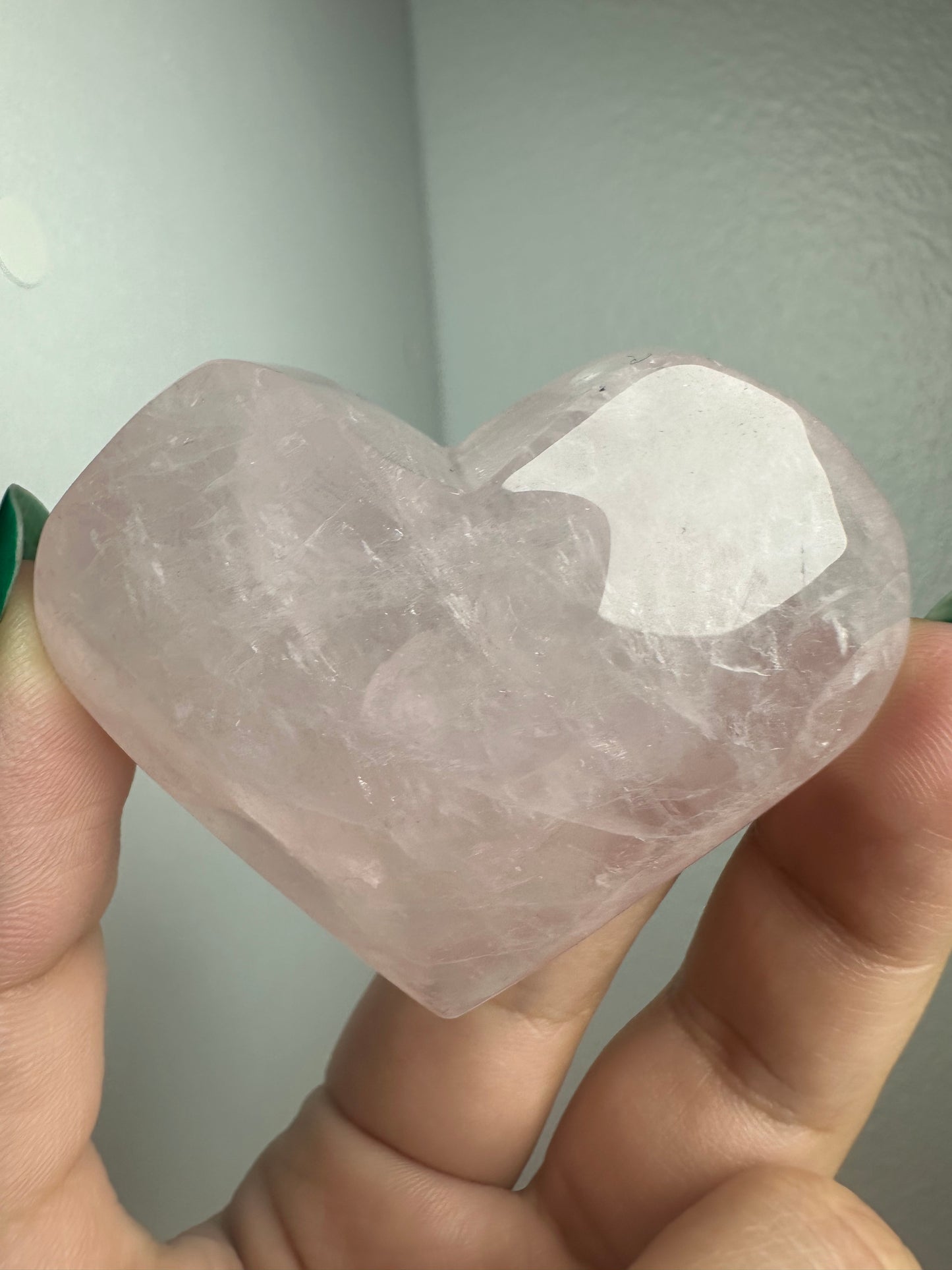 Rose Quartz Heart
