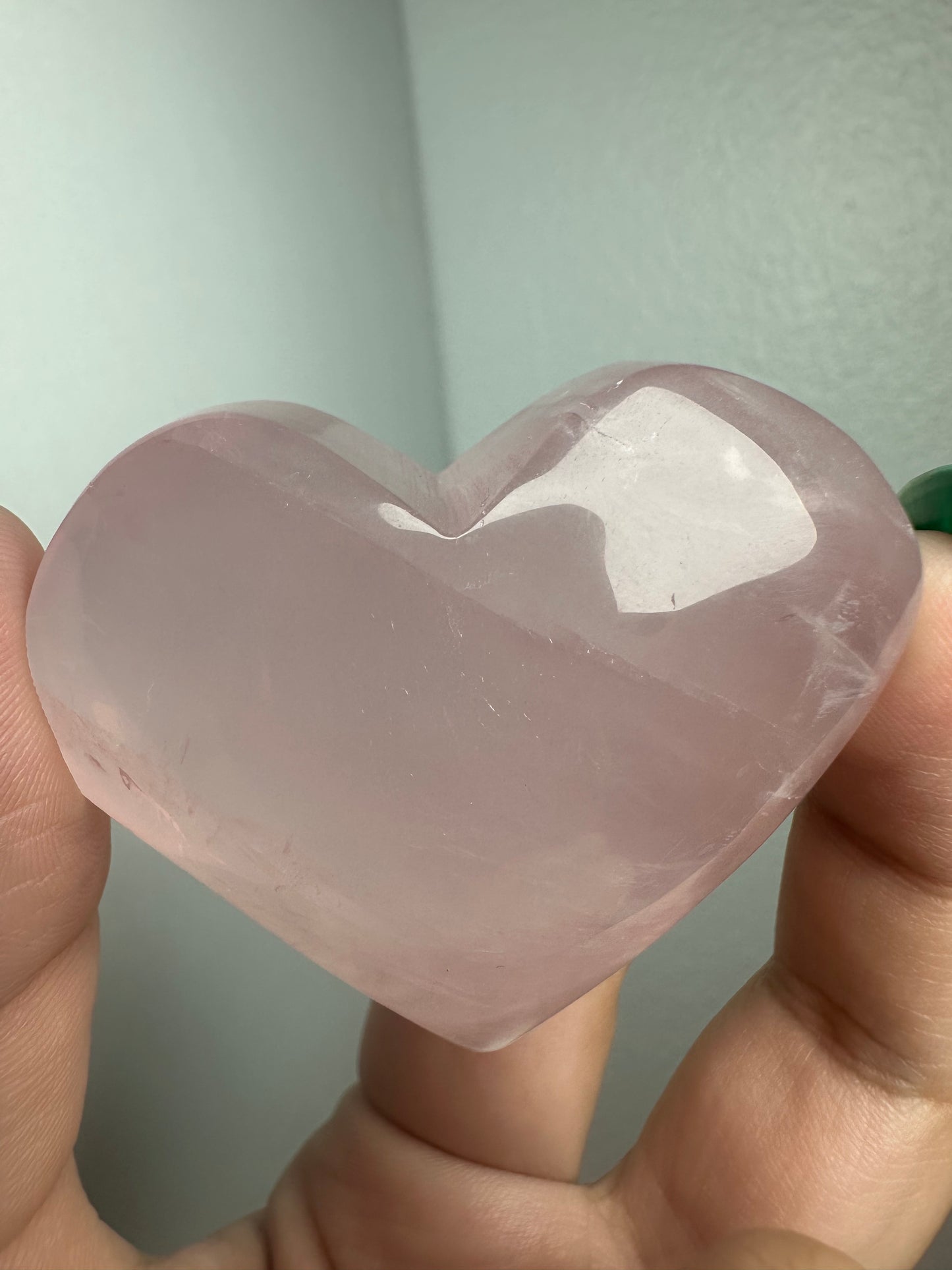 Rose Quartz Heart