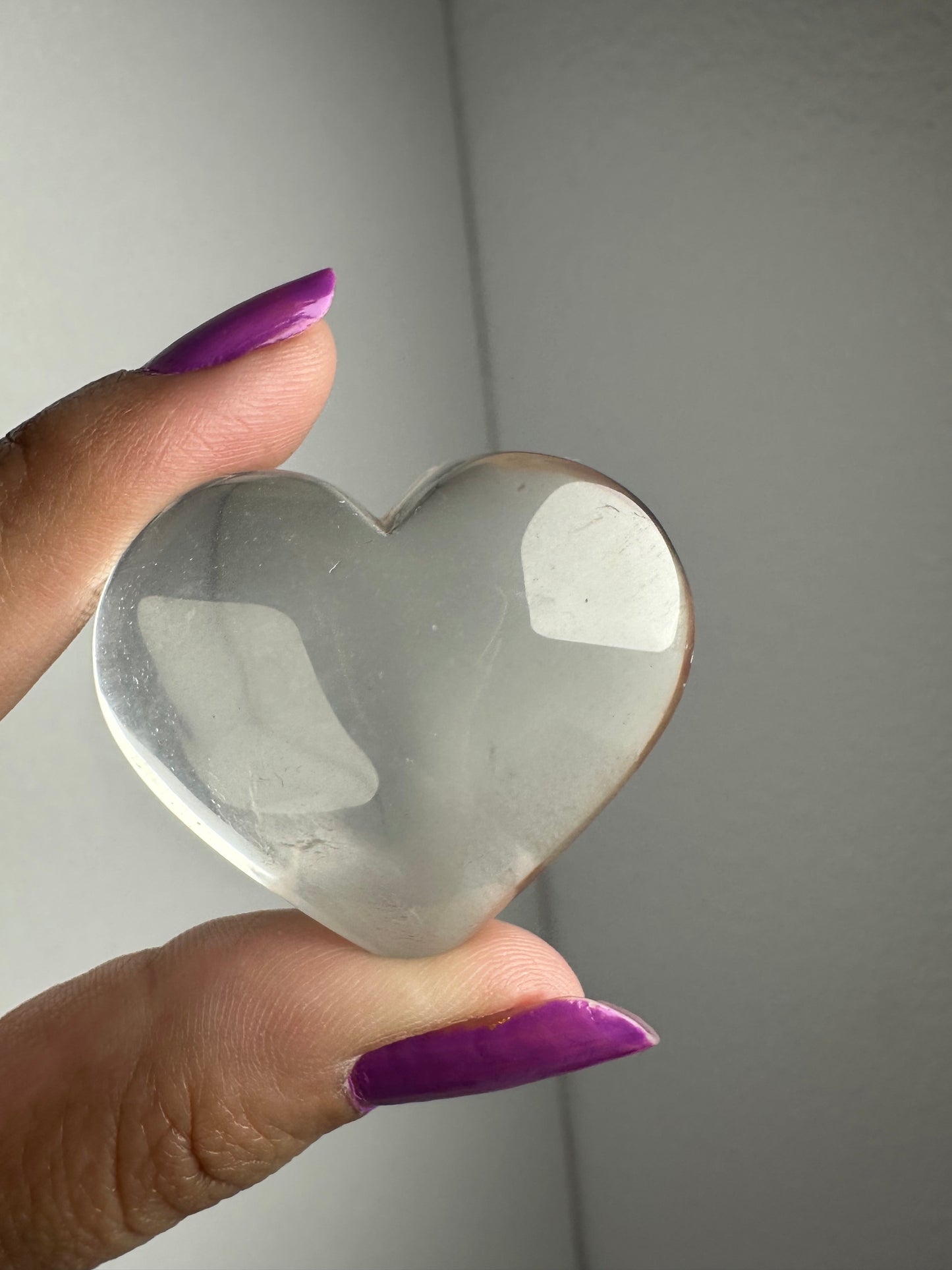 Clear Quartz Heart