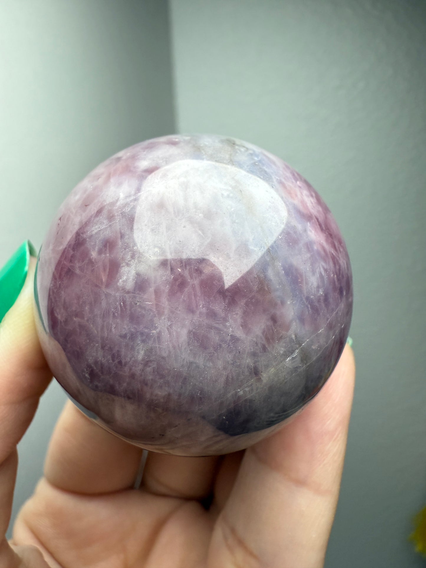 Lavender Rose Quartz Sphere