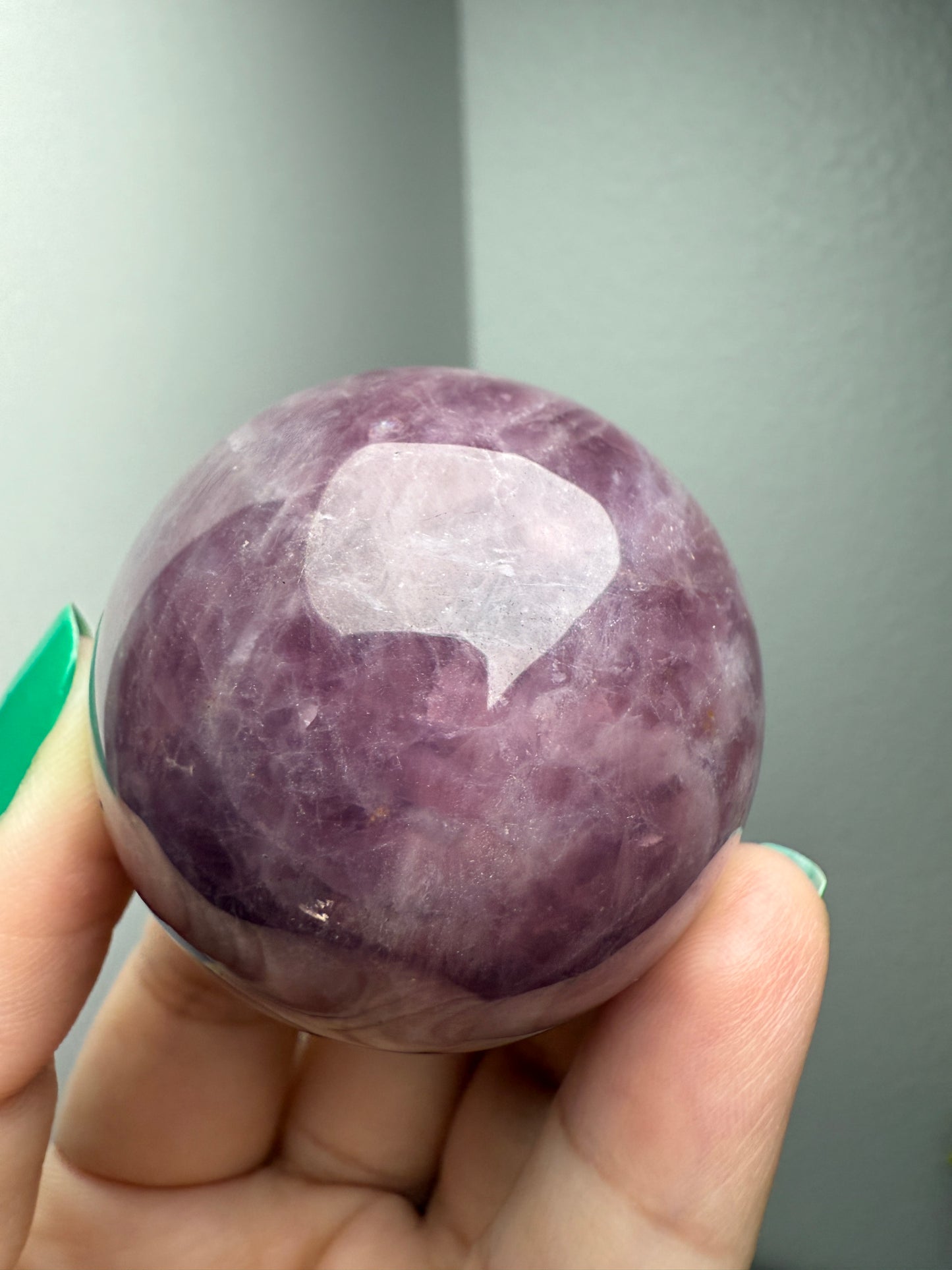 Lavender Rose Quartz Sphere
