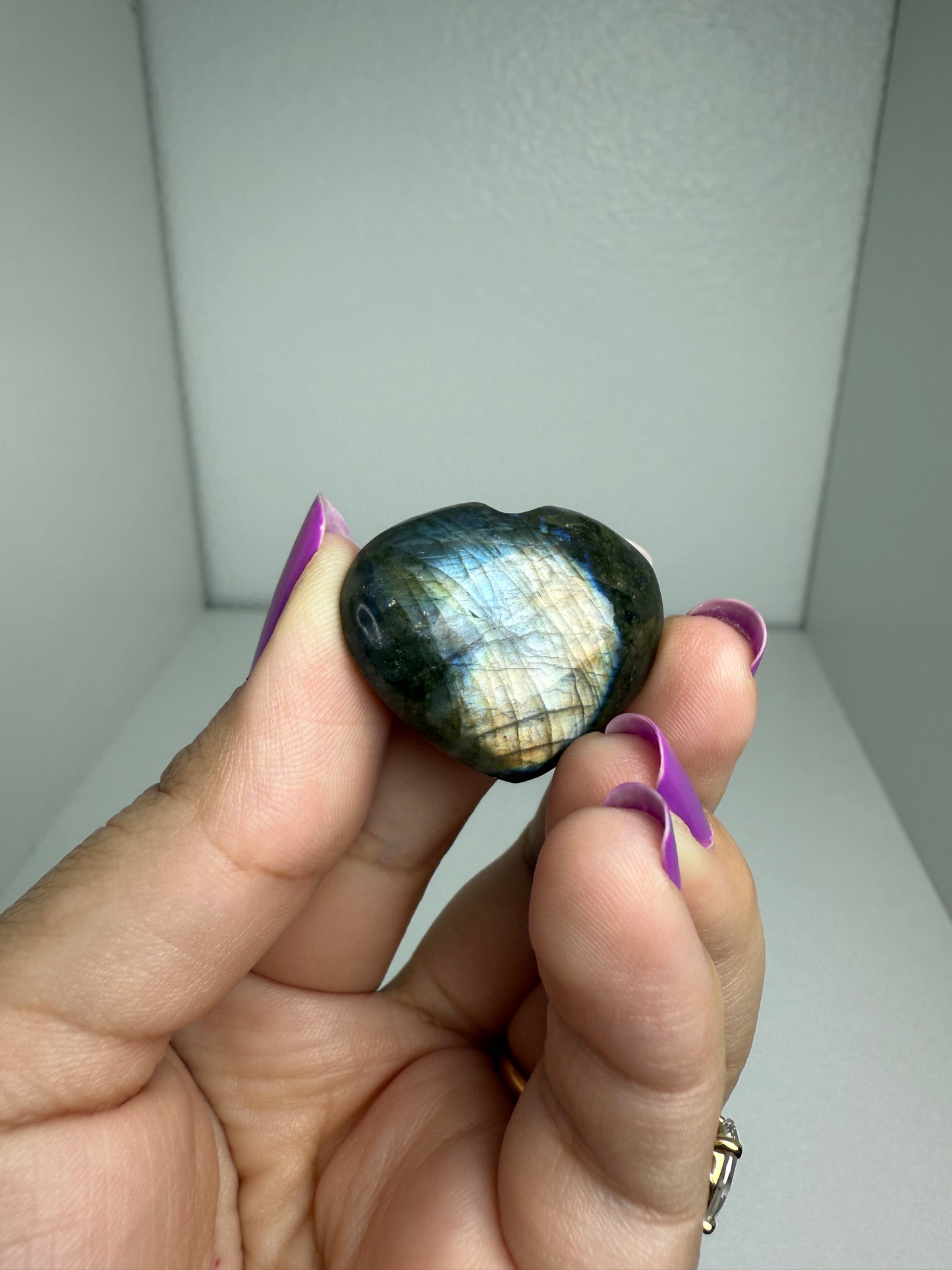 Labradorite Mini Heart