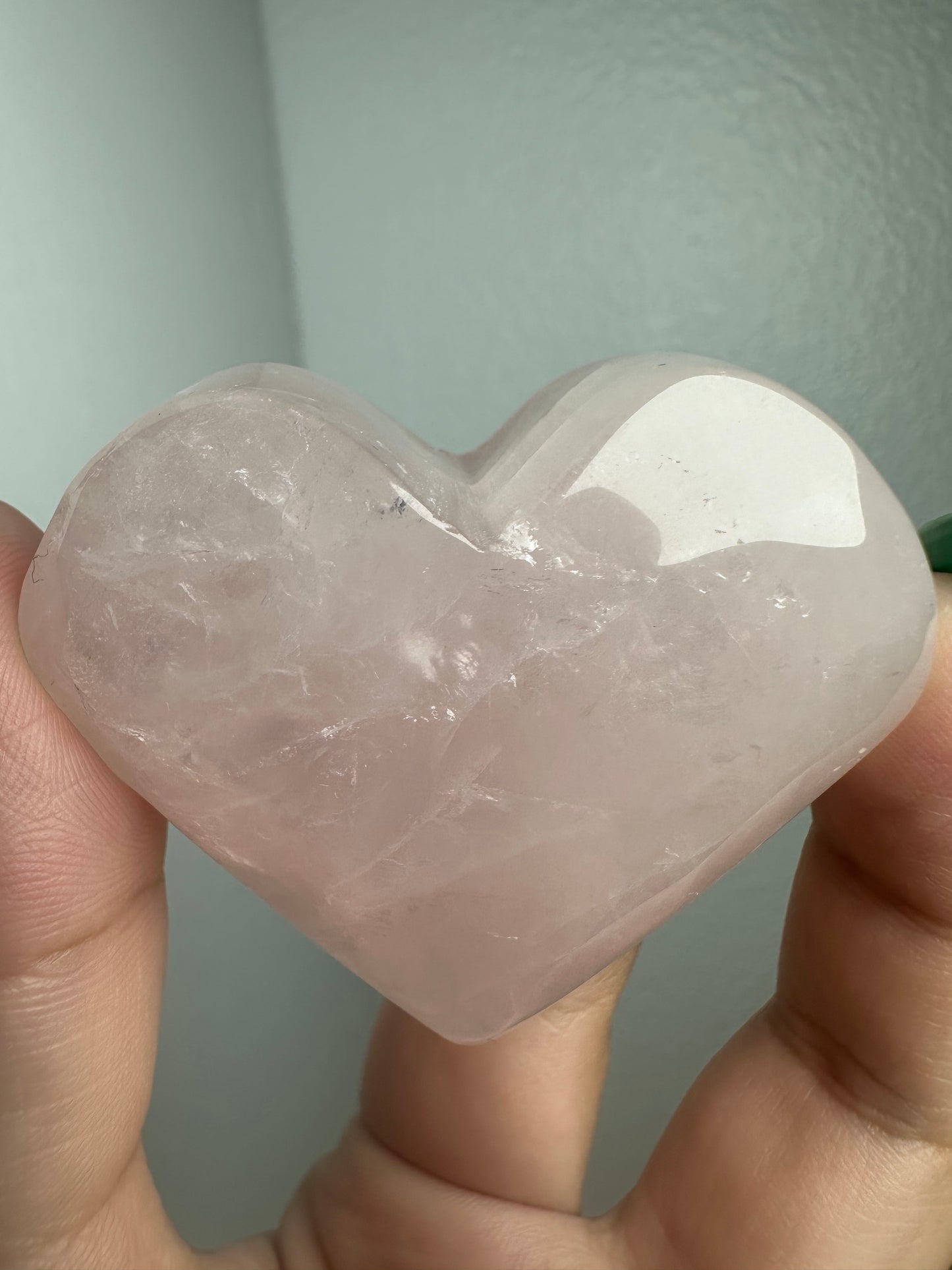 Rose Quartz Heart