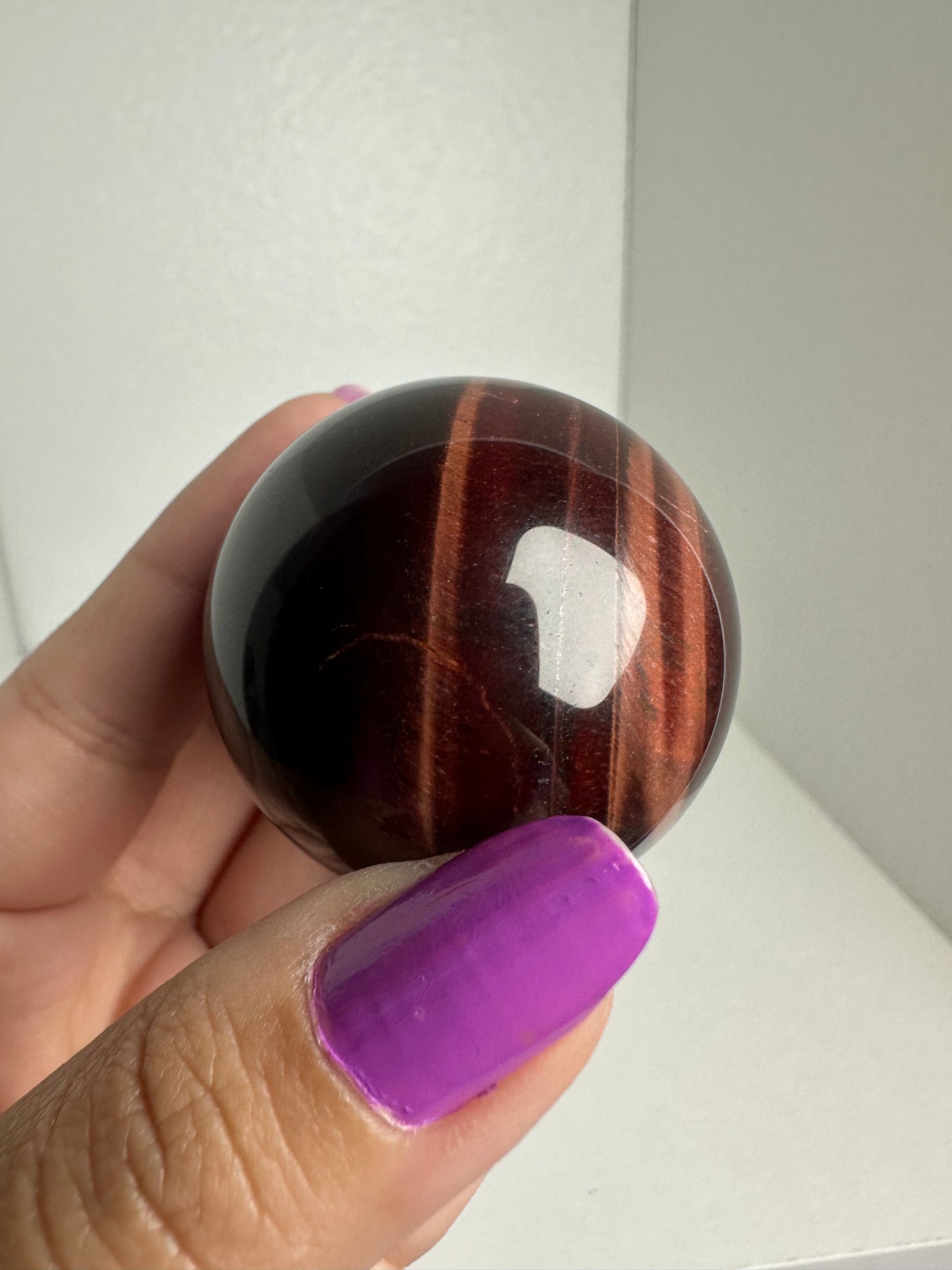 Red Tigers Eye Sphere