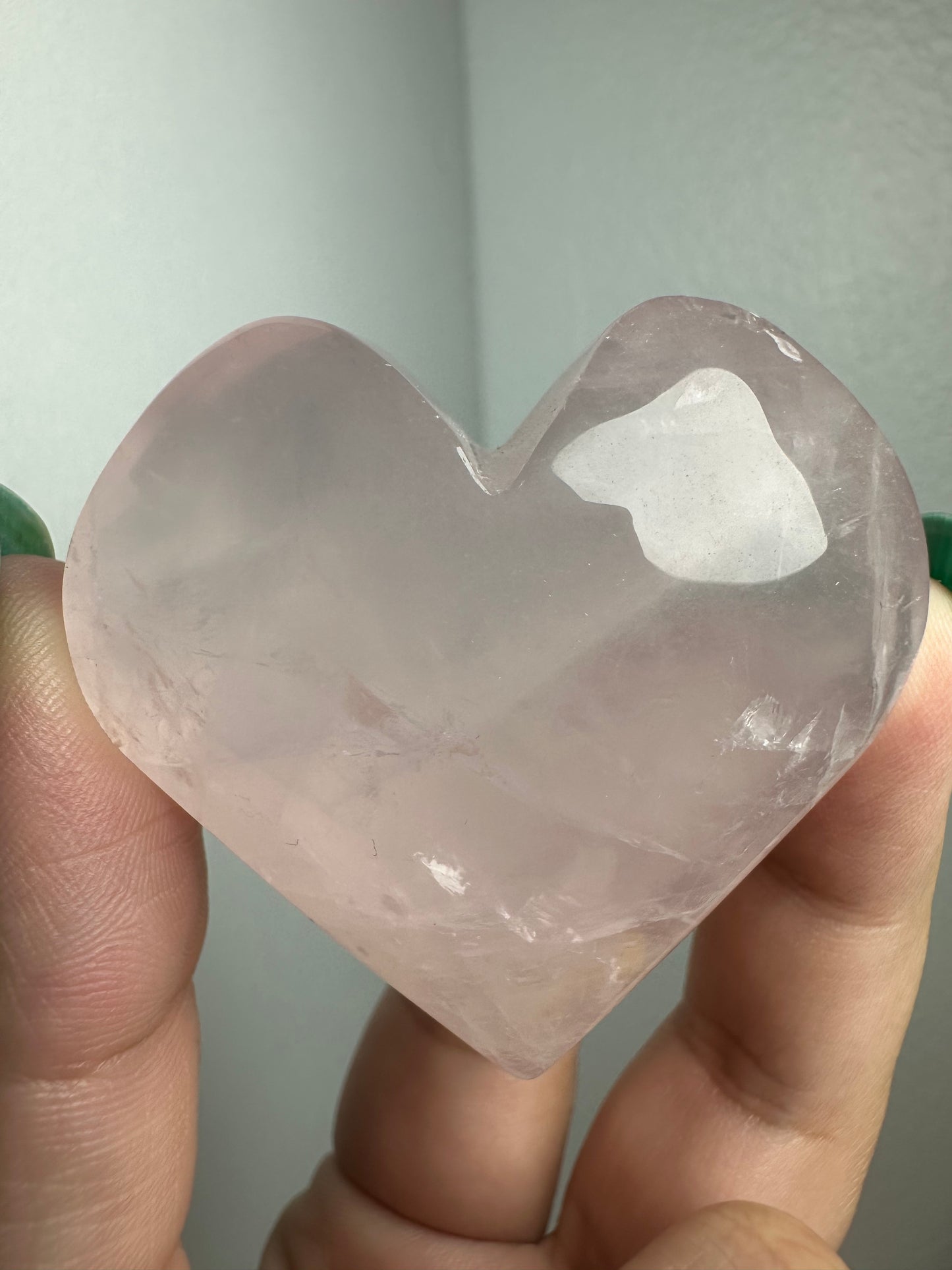 Rose Quartz Heart