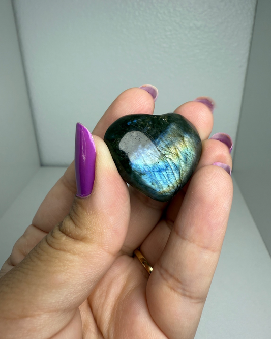 Labradorite Mini Heart