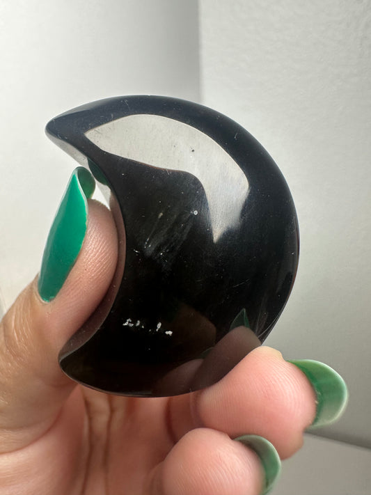 Rainbow Obsidian Moon