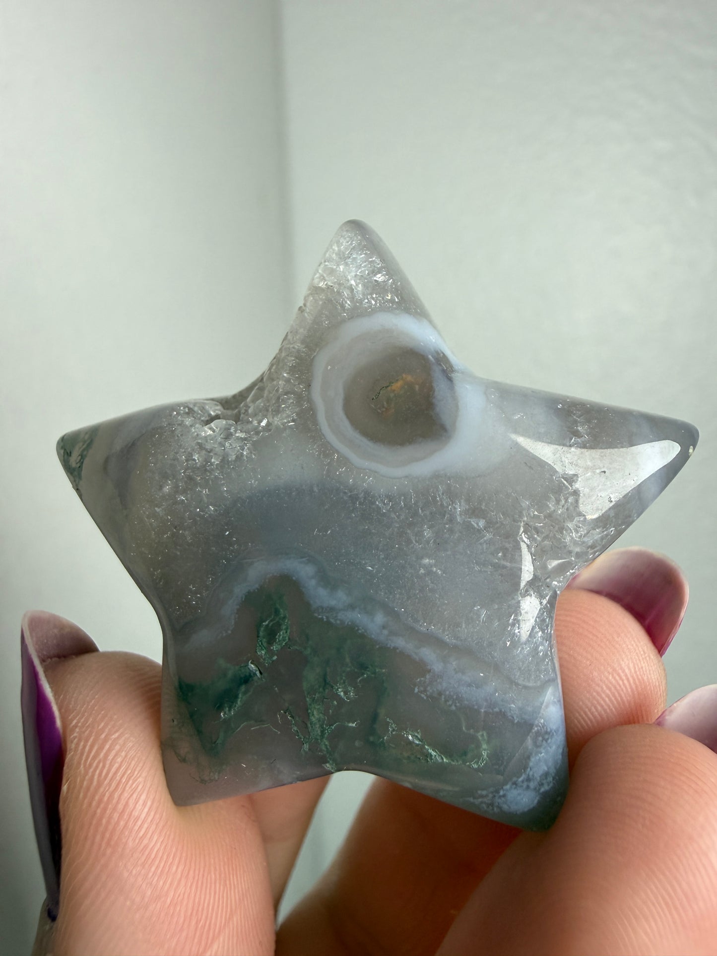 Moss Agate Star