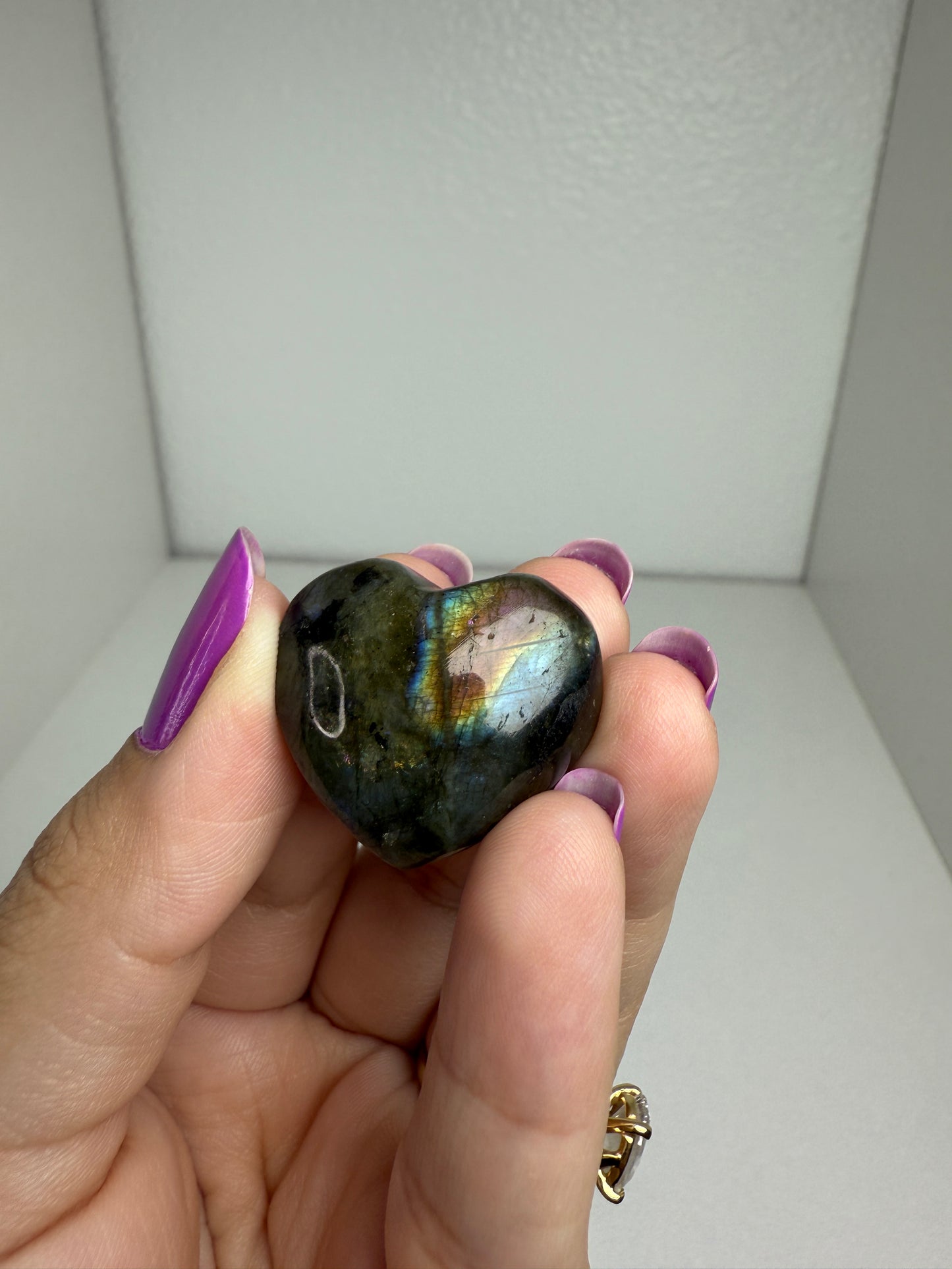 Labradorite Mini Heart