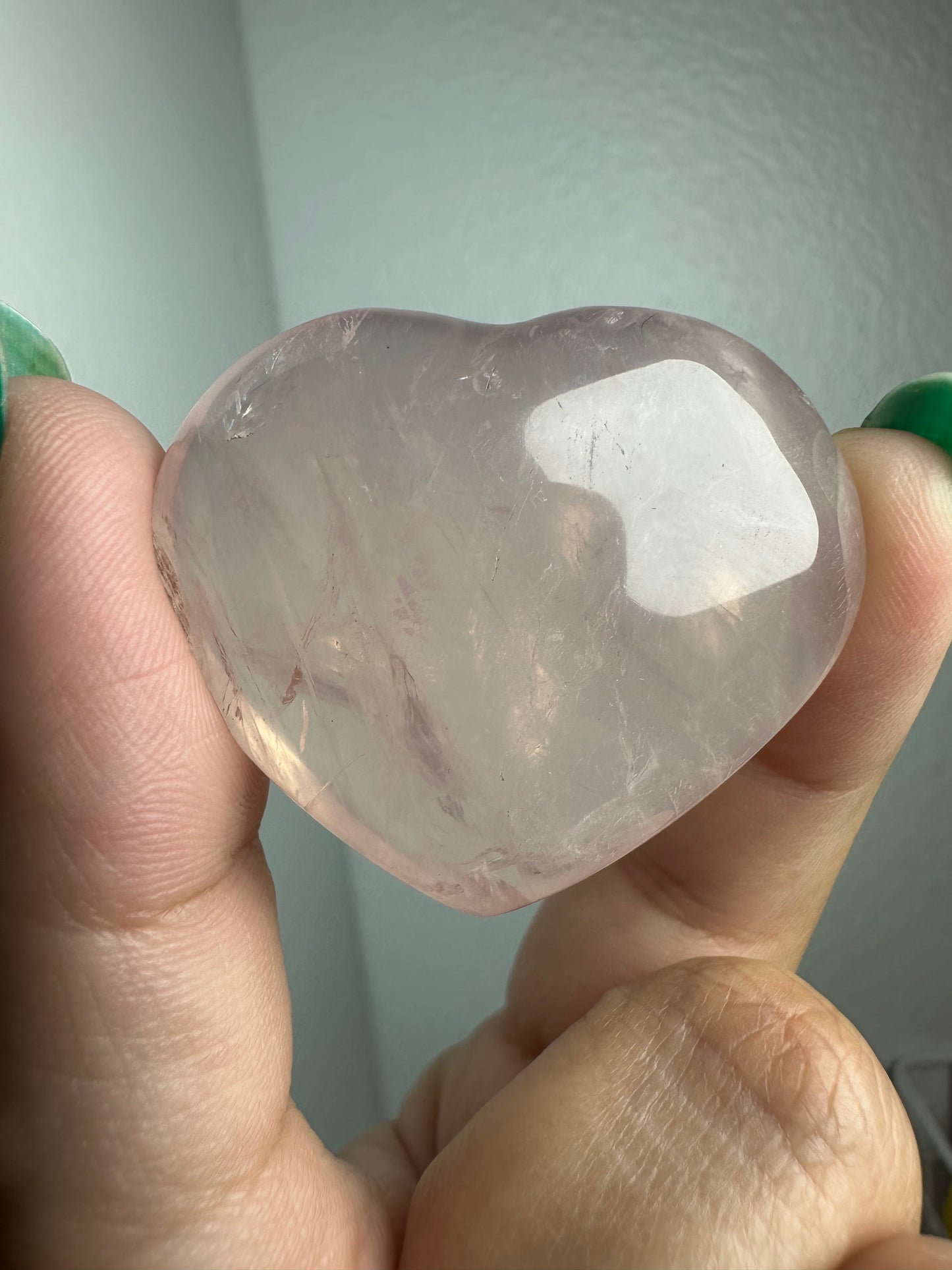 Mini Rose Quartz Heart