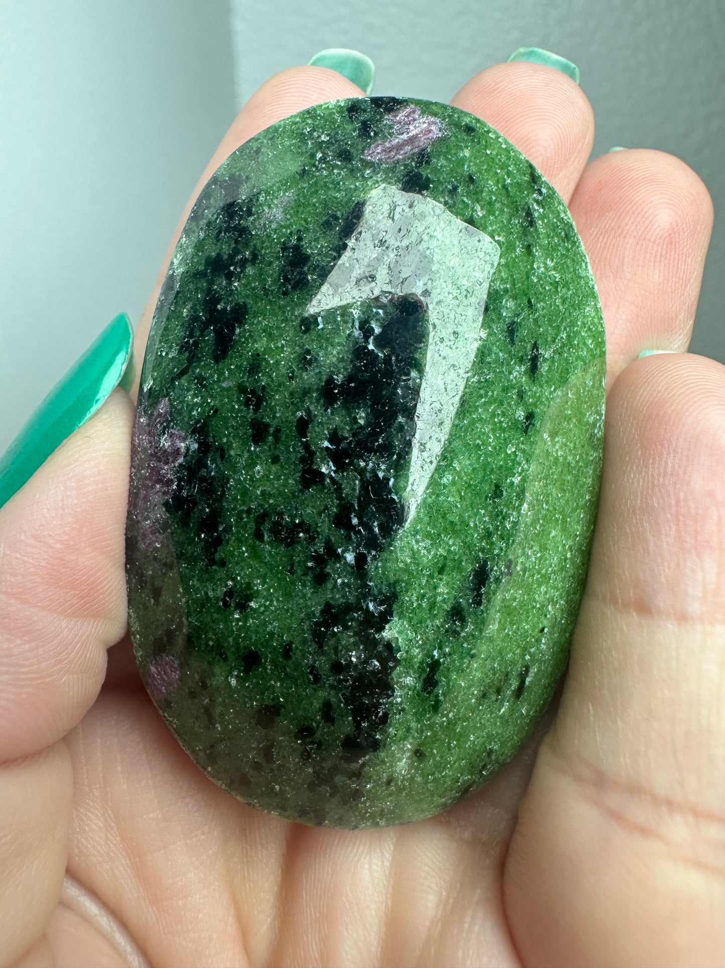 Ruby Zoisite Palm