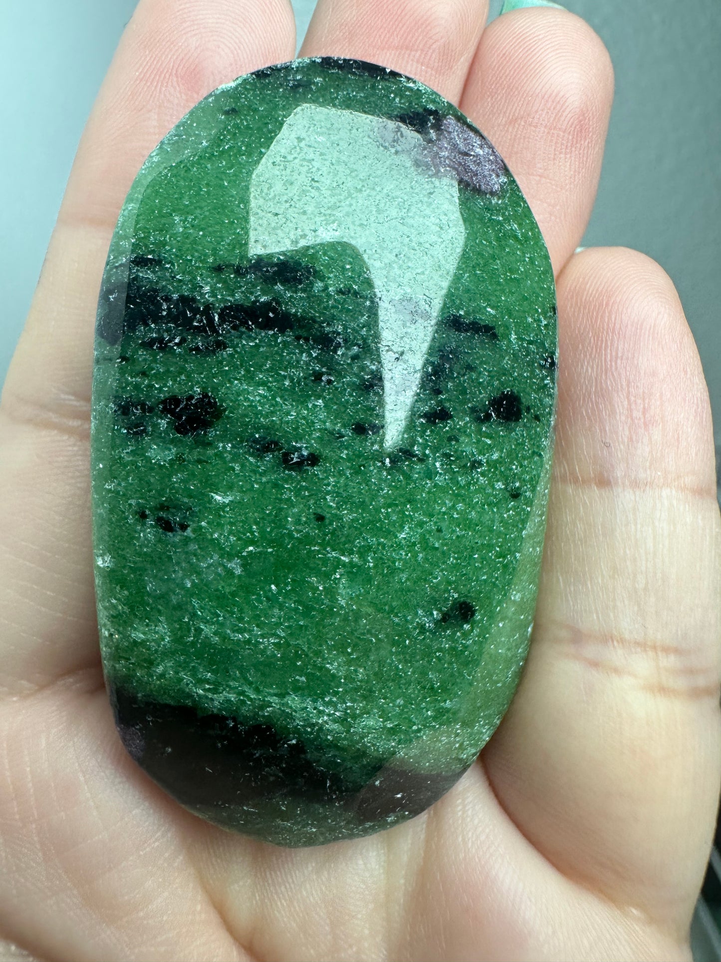 Ruby Zoisite Palm