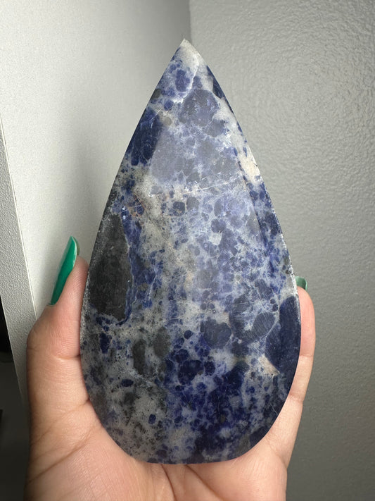 Sodalite & Hematite Flame