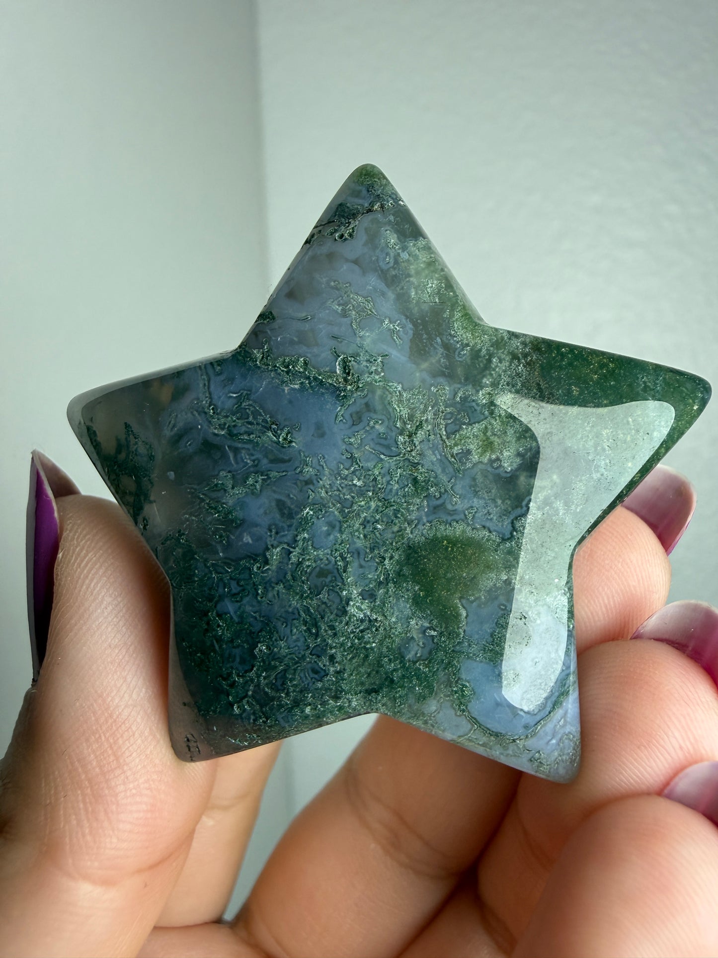 Moss Agate Star