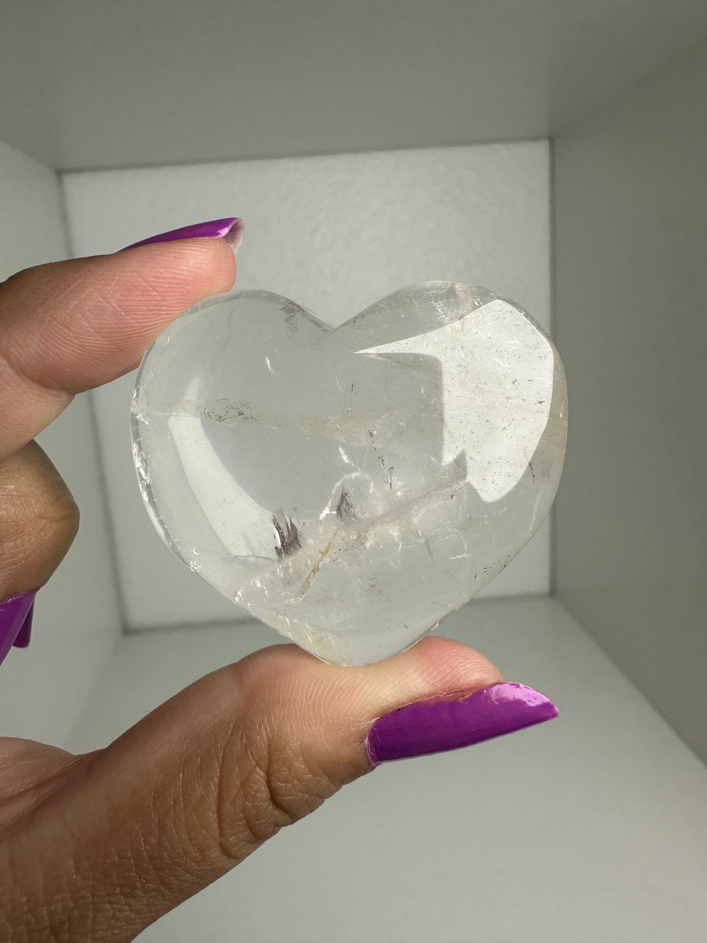 Golden Healer Quartz Heart