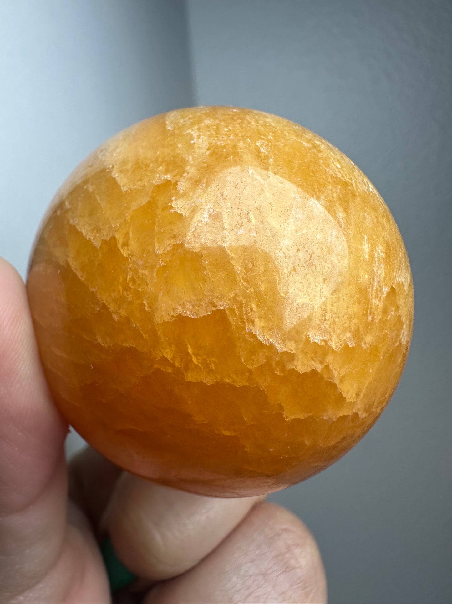 Orange Calcite Sphere