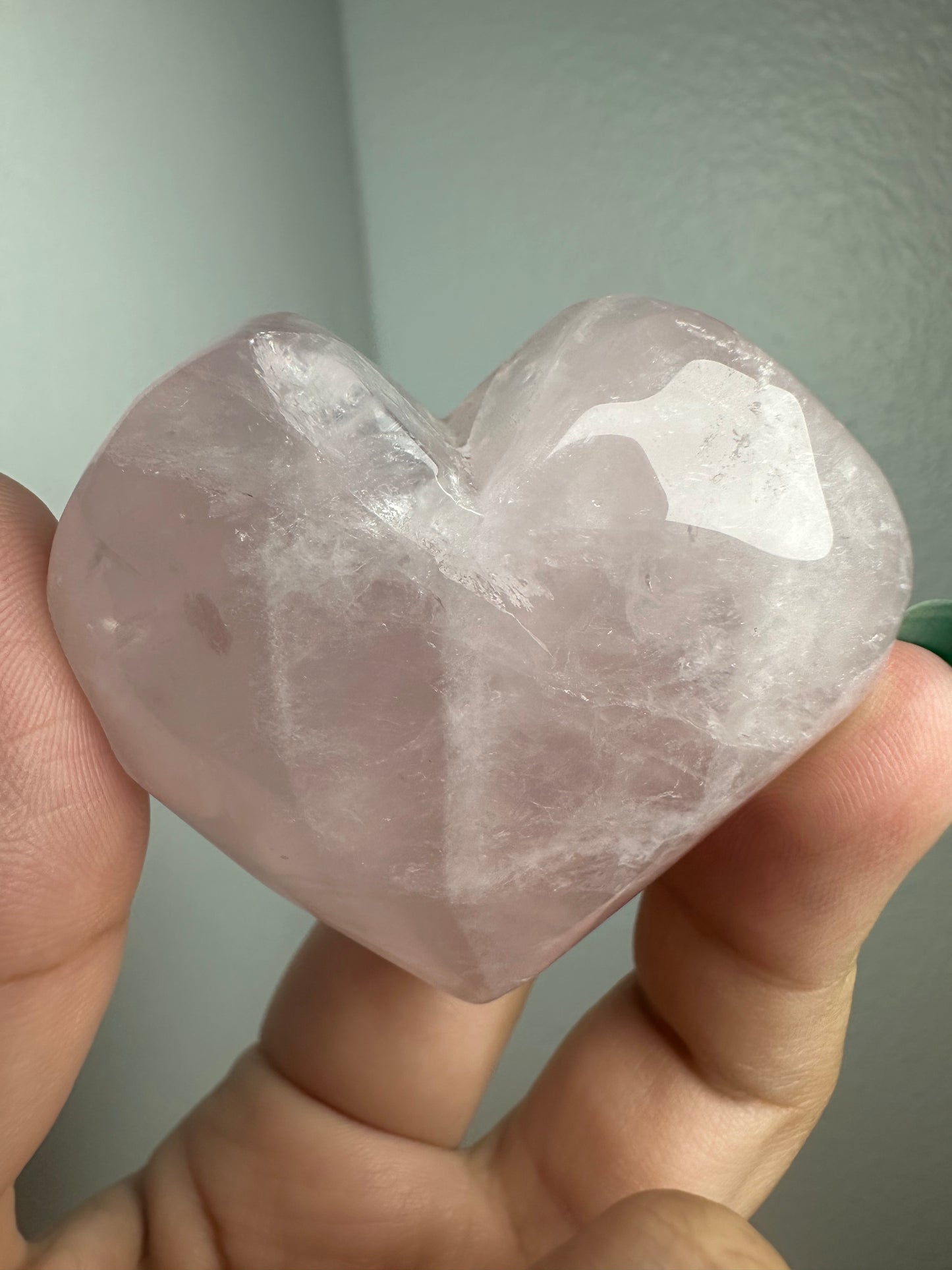Rose Quartz Heart