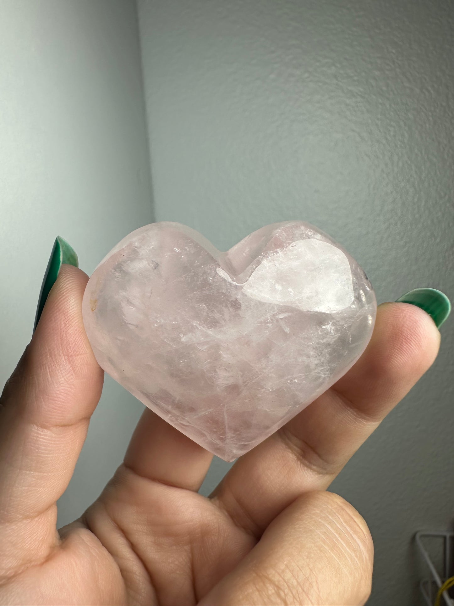 Rose Quartz Heart