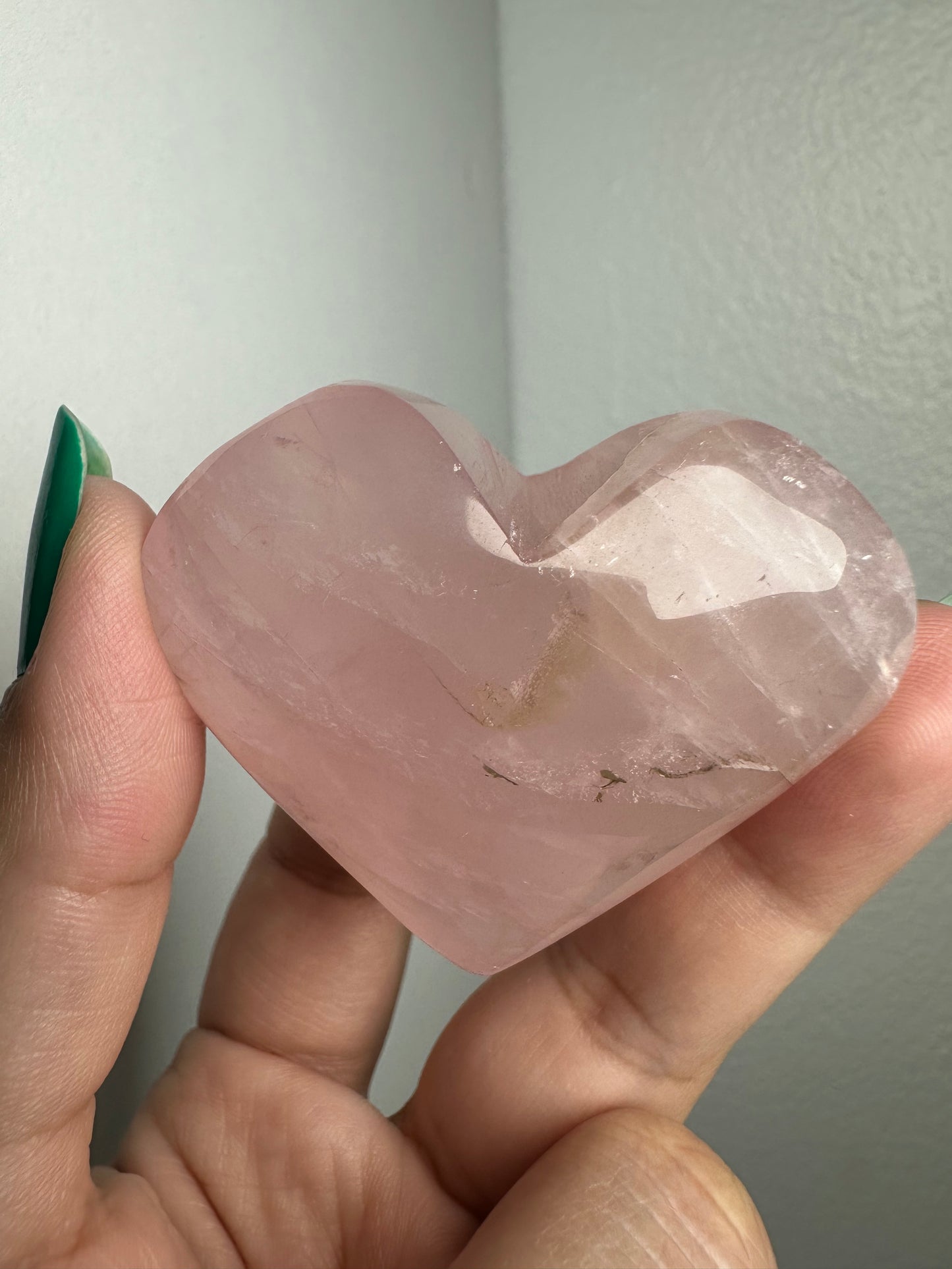 Rose Quartz Heart