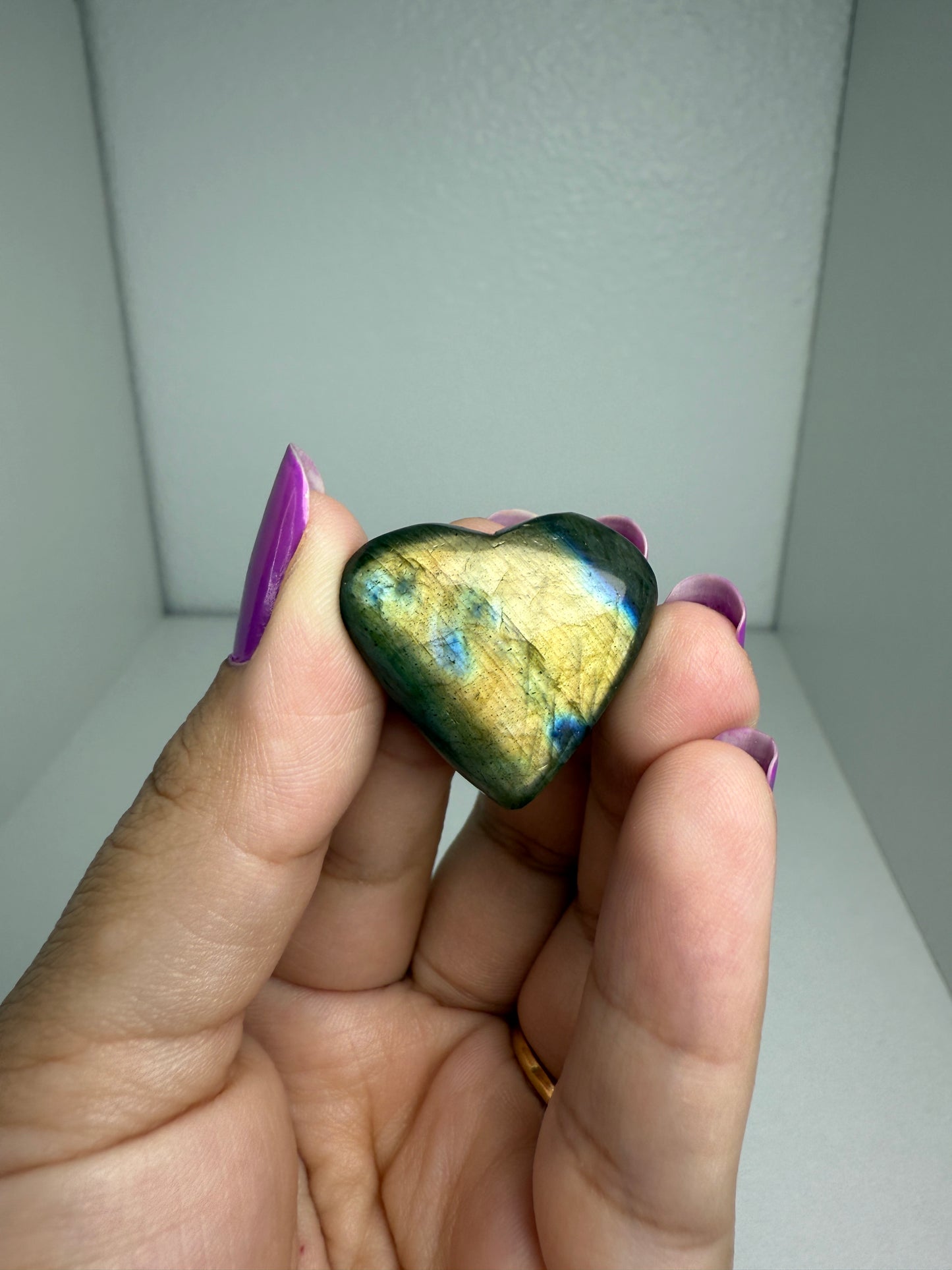 Labradorite Mini Heart