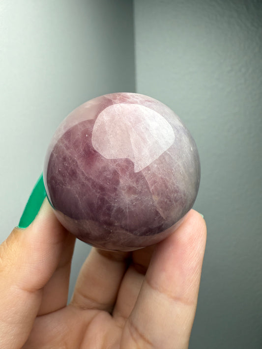 Lavender Rose Quartz Sphere