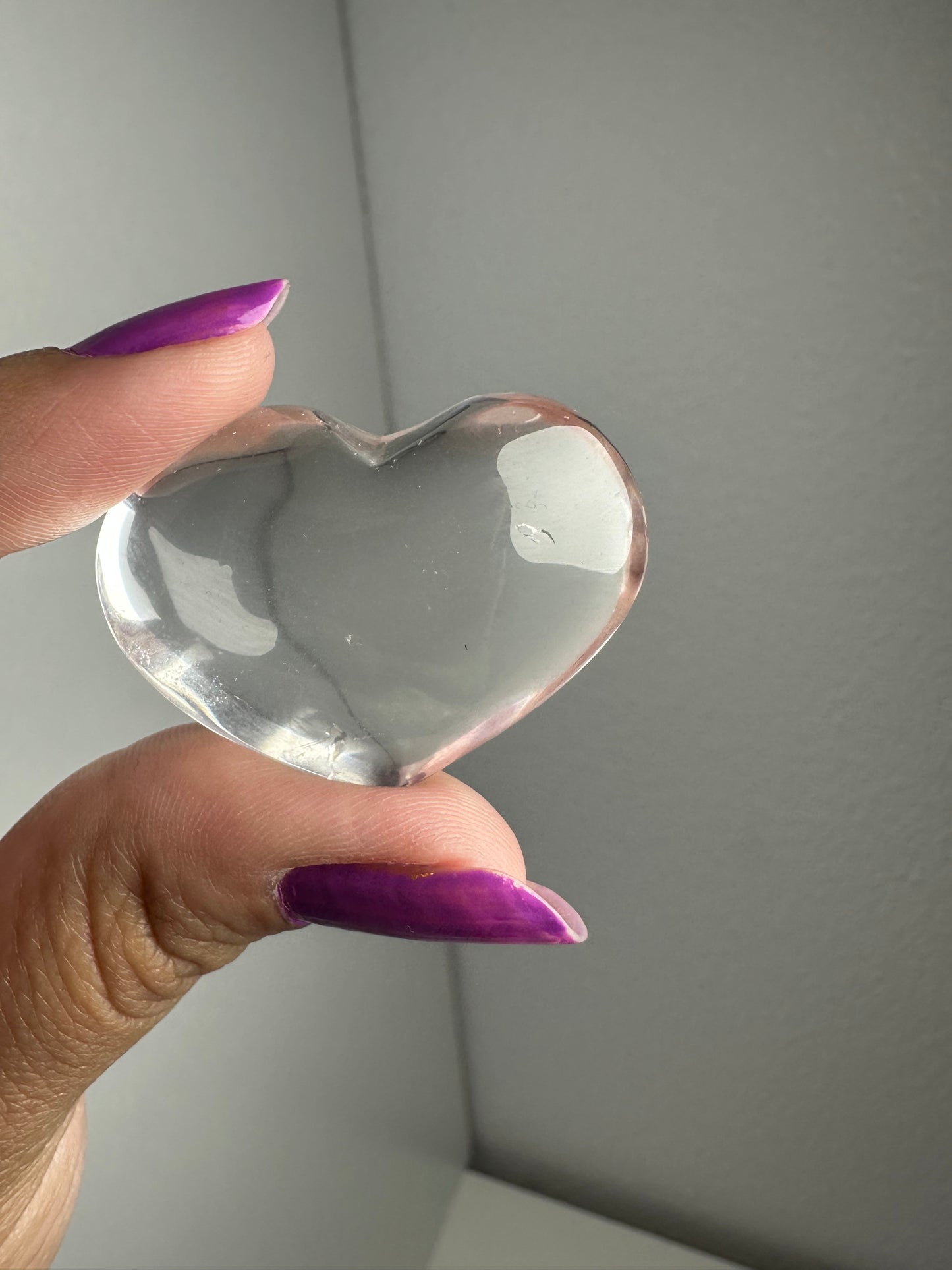 Clear Quartz Heart