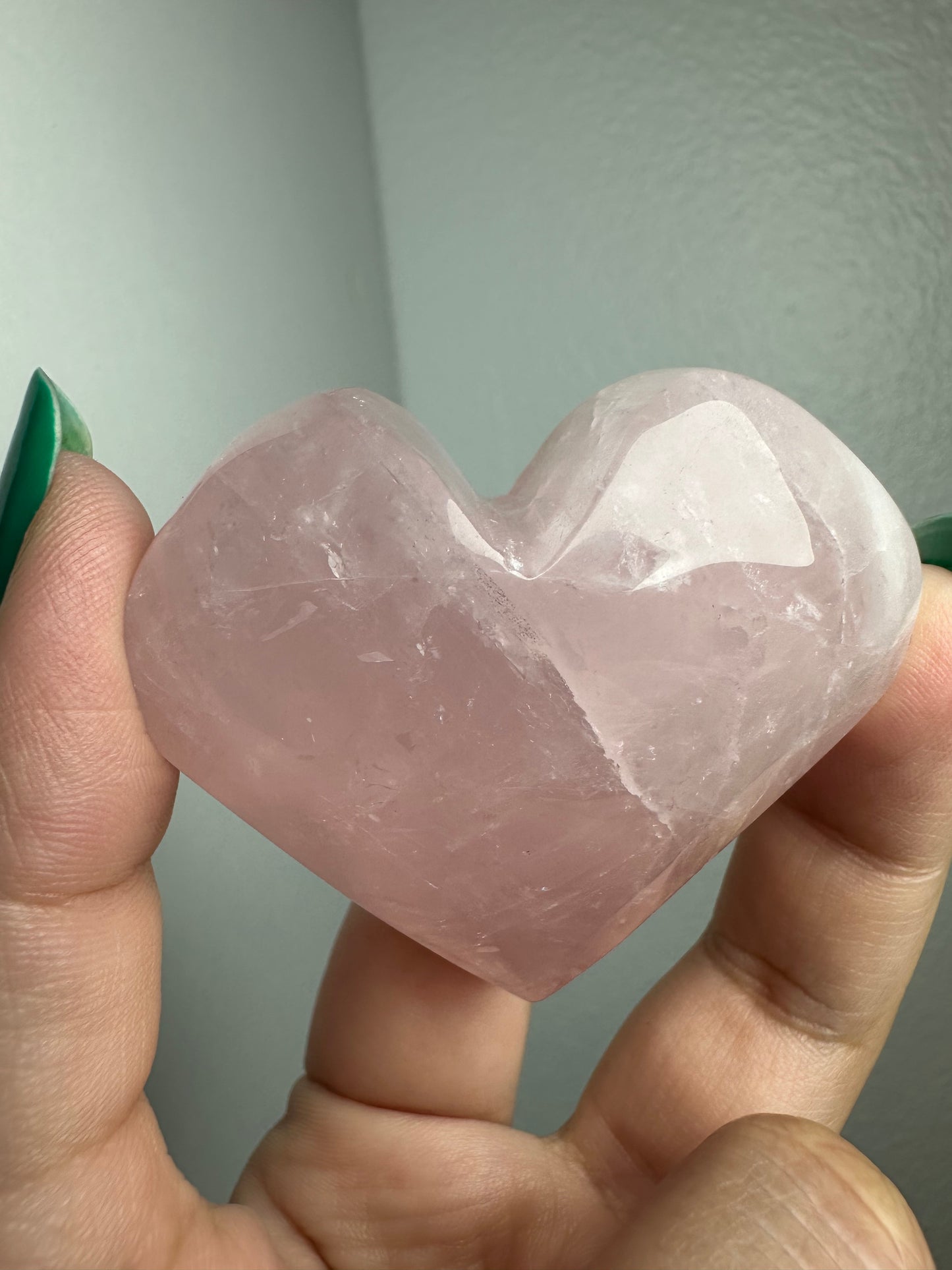 Rose Quartz Heart