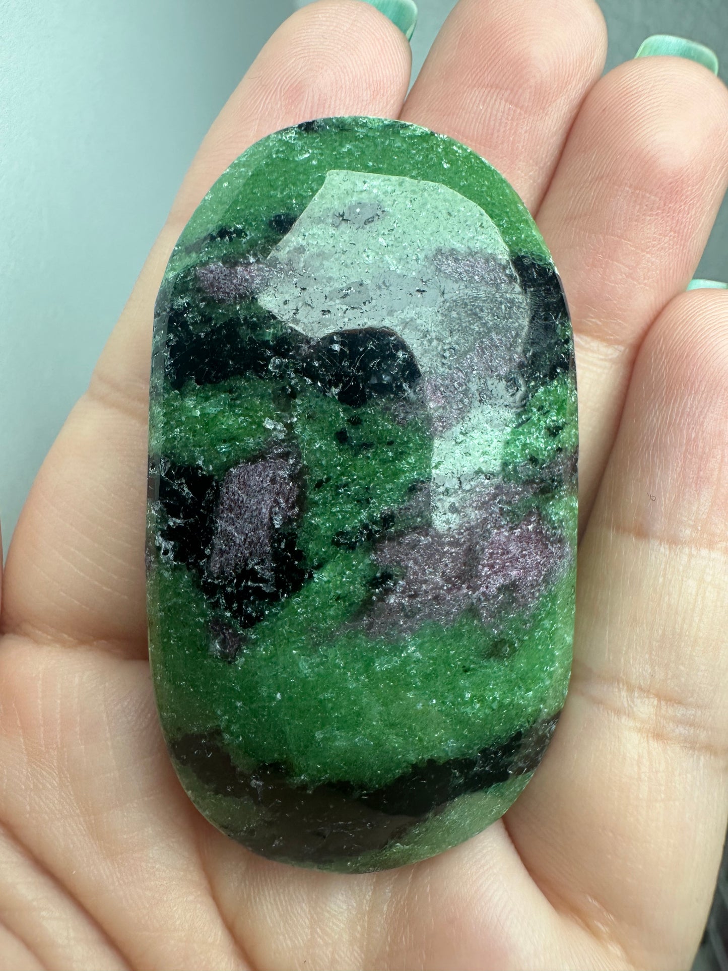 Ruby Zoisite Palm