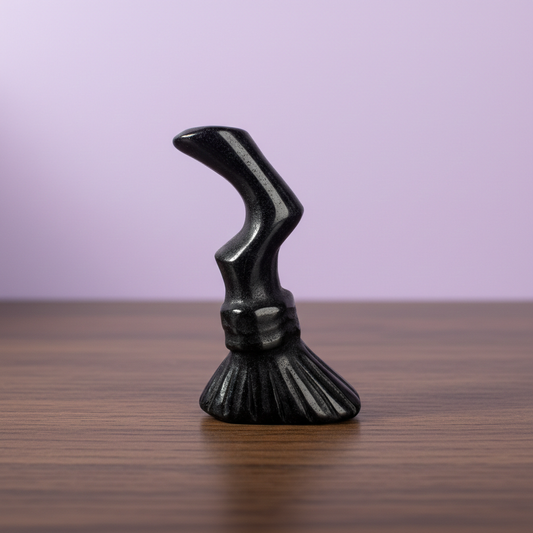 Black Obsidian Broom