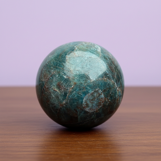 Blue Apatite Sphere