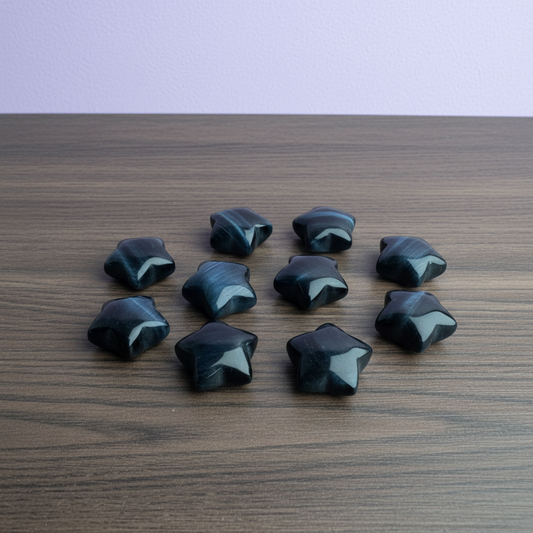 Blue Tigers Eye Star