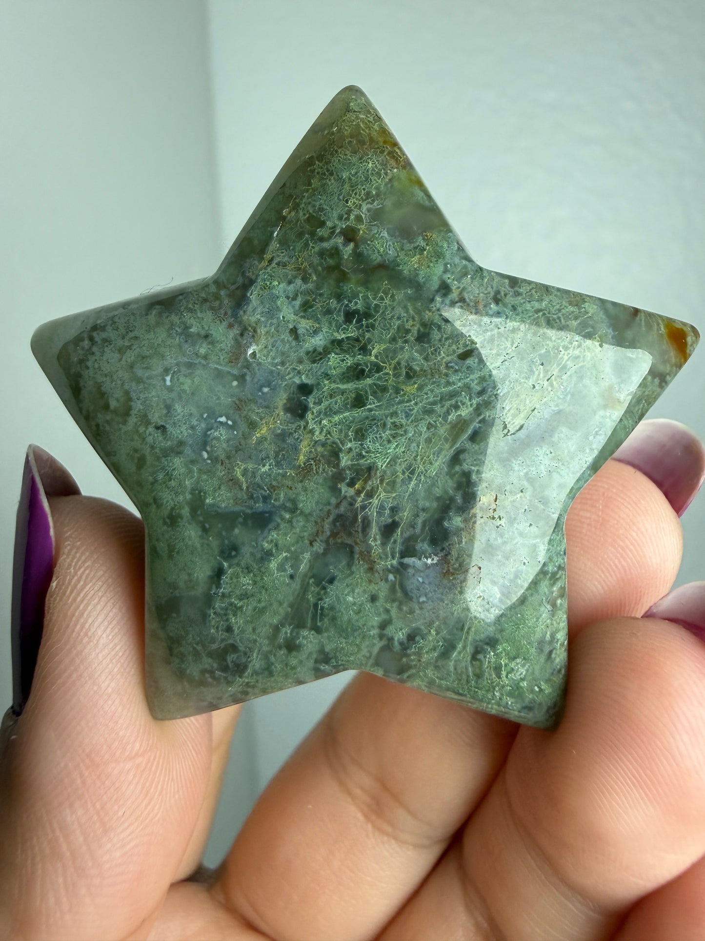 Moss Agate Star