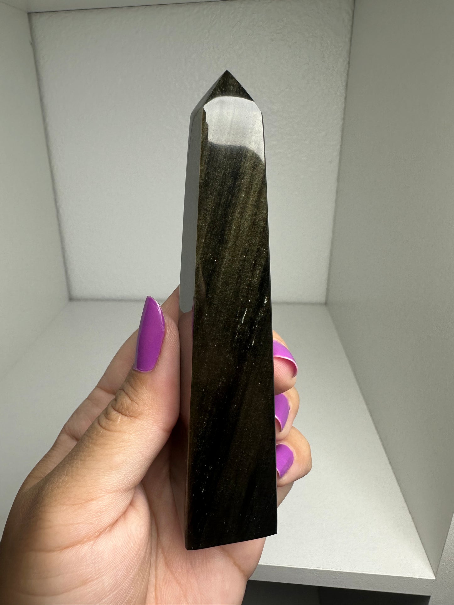 Gold Sheen Obsidian Tower