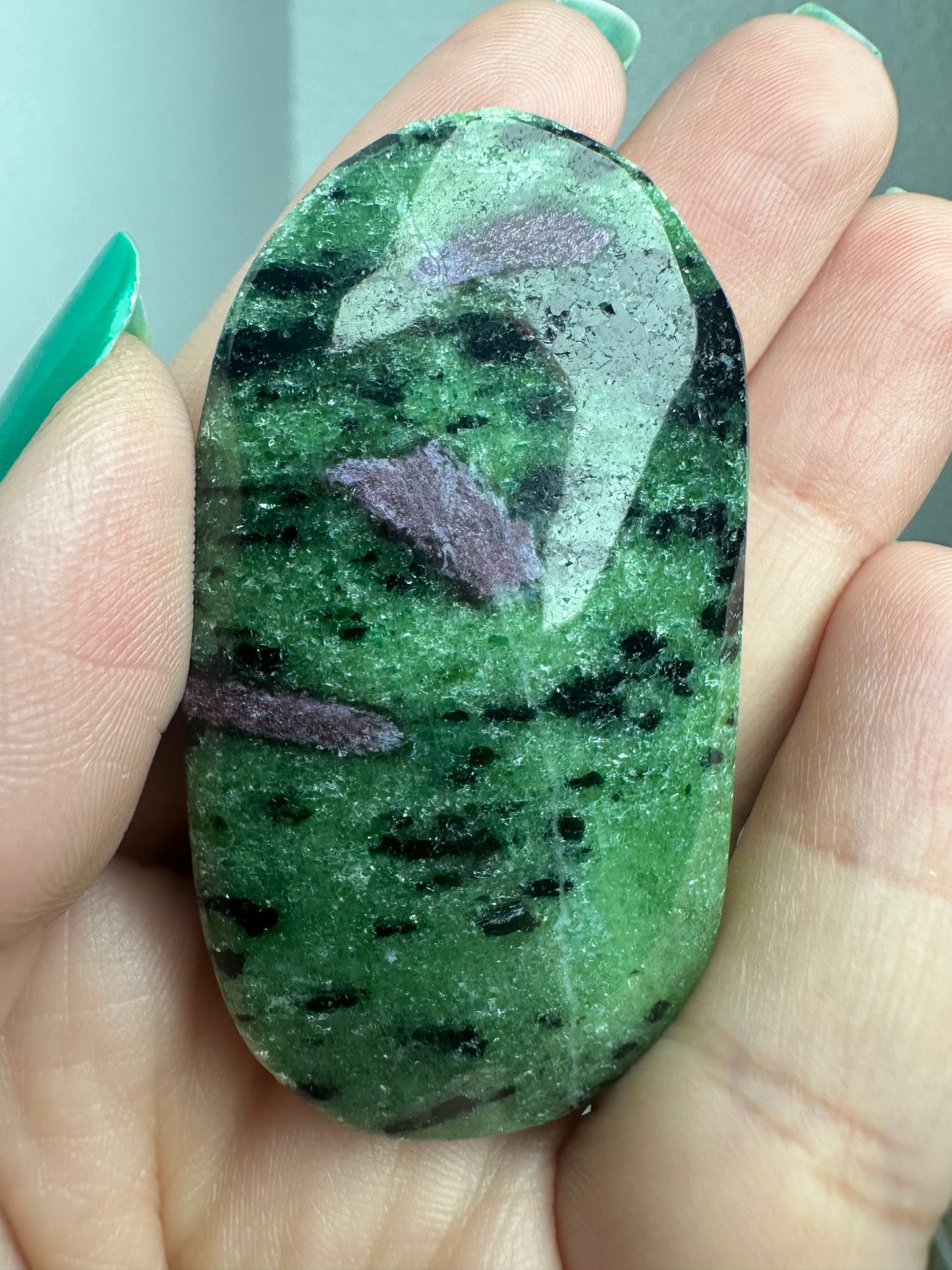 Ruby Zoisite Palm