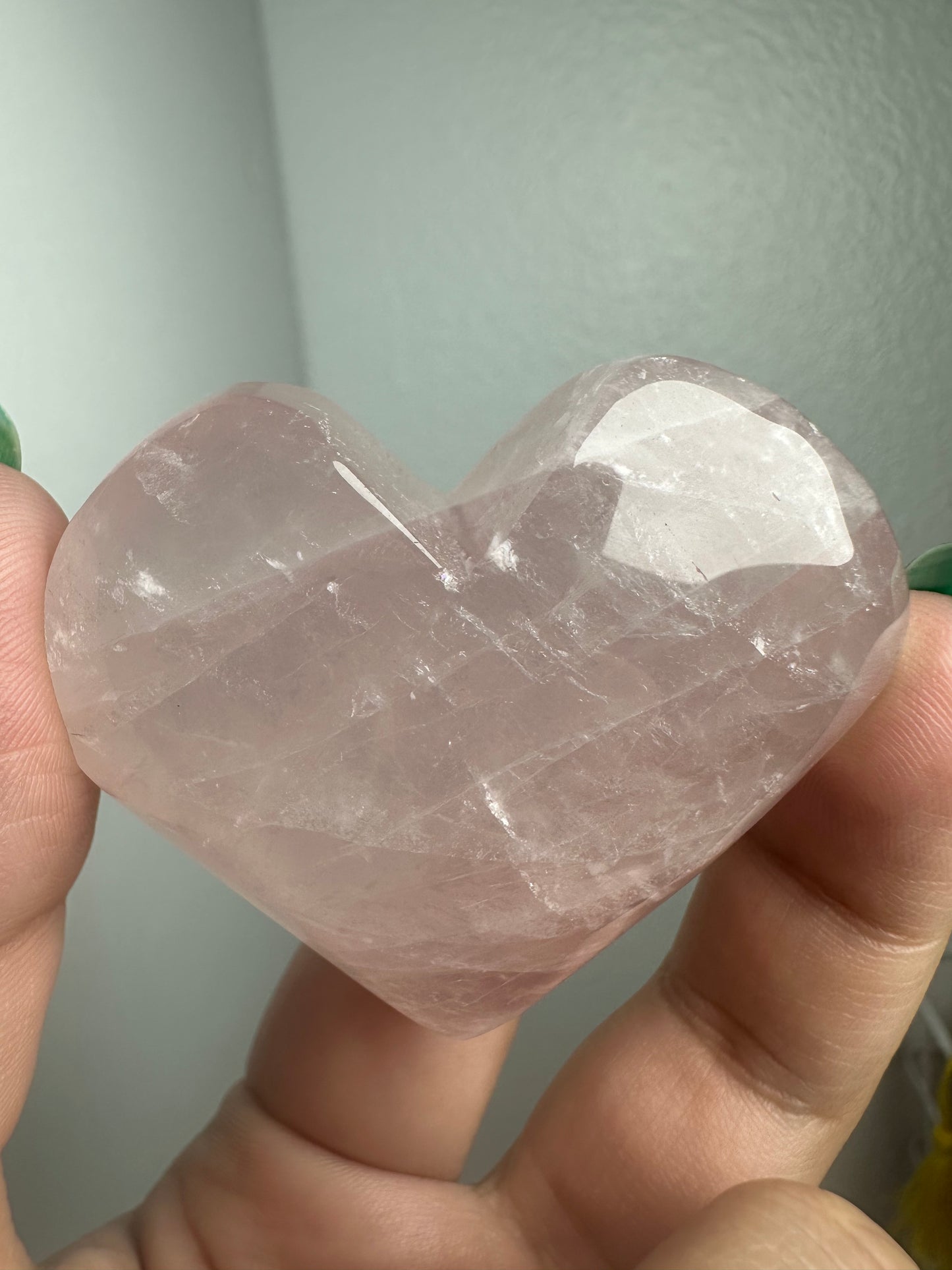 Rose Quartz Heart