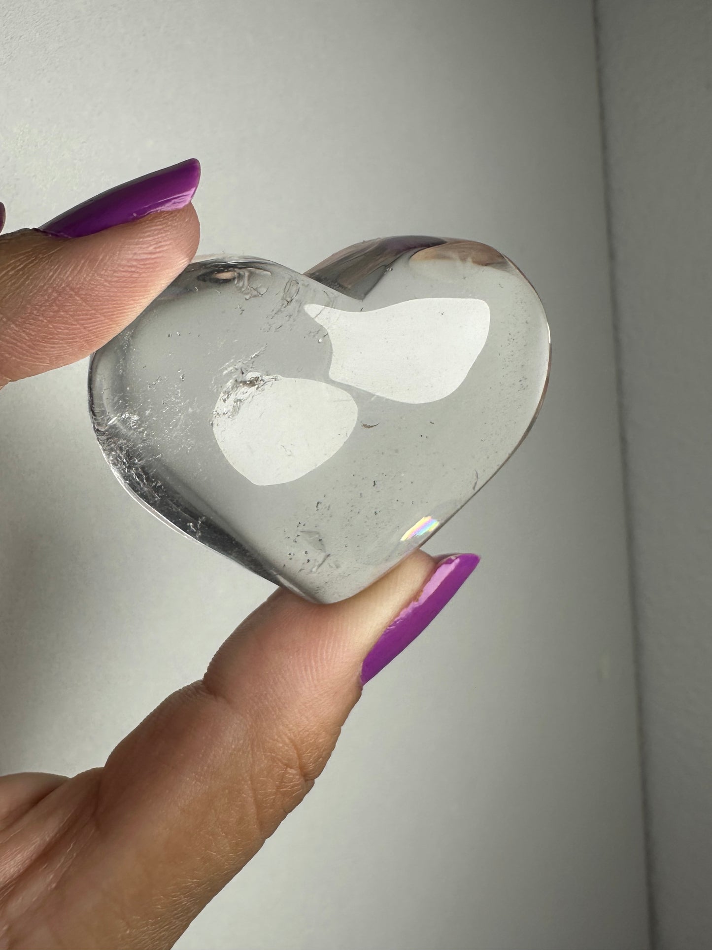 Clear Quartz Heart
